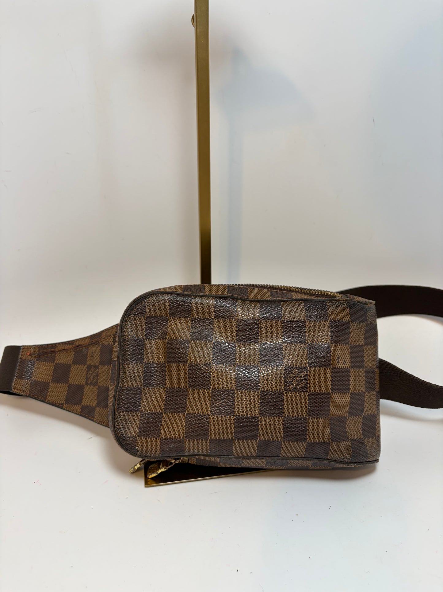 Louis Vuitton Damier Ebene Geronimo Bum Bag/Belt Bag w/COA