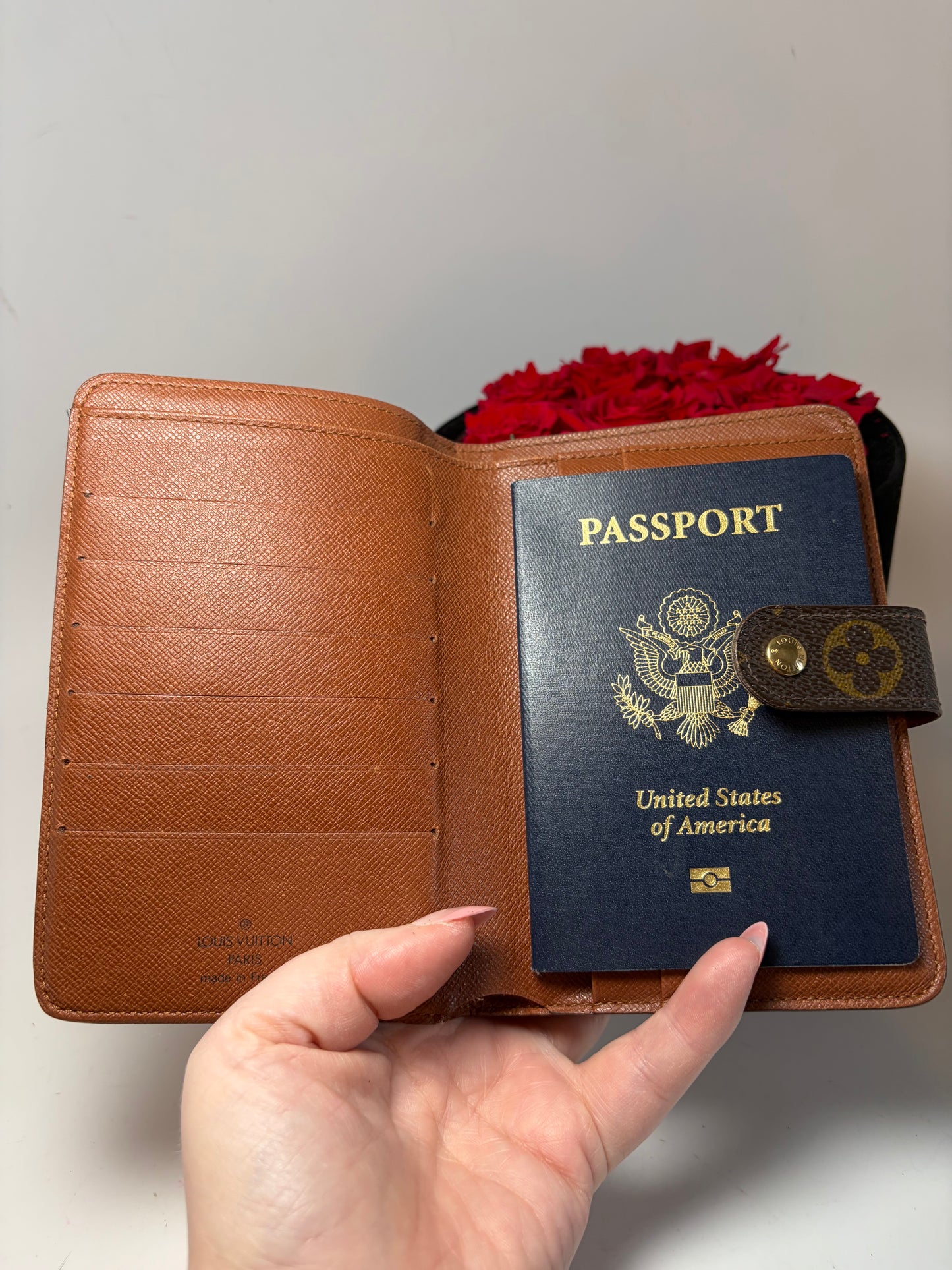 Louis Vuitton Porte Papier Passport Wallet Monogram