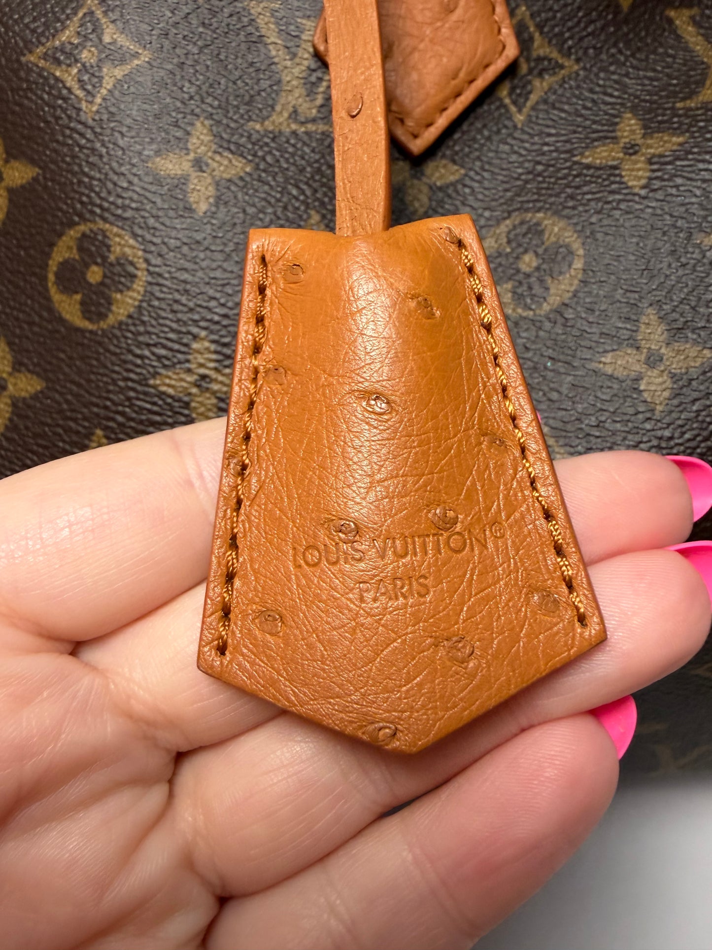 Louis Vuitton Speedy Soft 30 Boho w/Ostrich Leather
