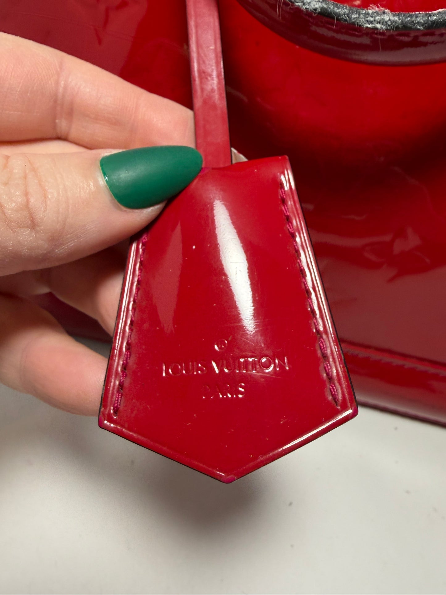 Louis Vuitton Alma PM Vernis Rose 🌹 Red