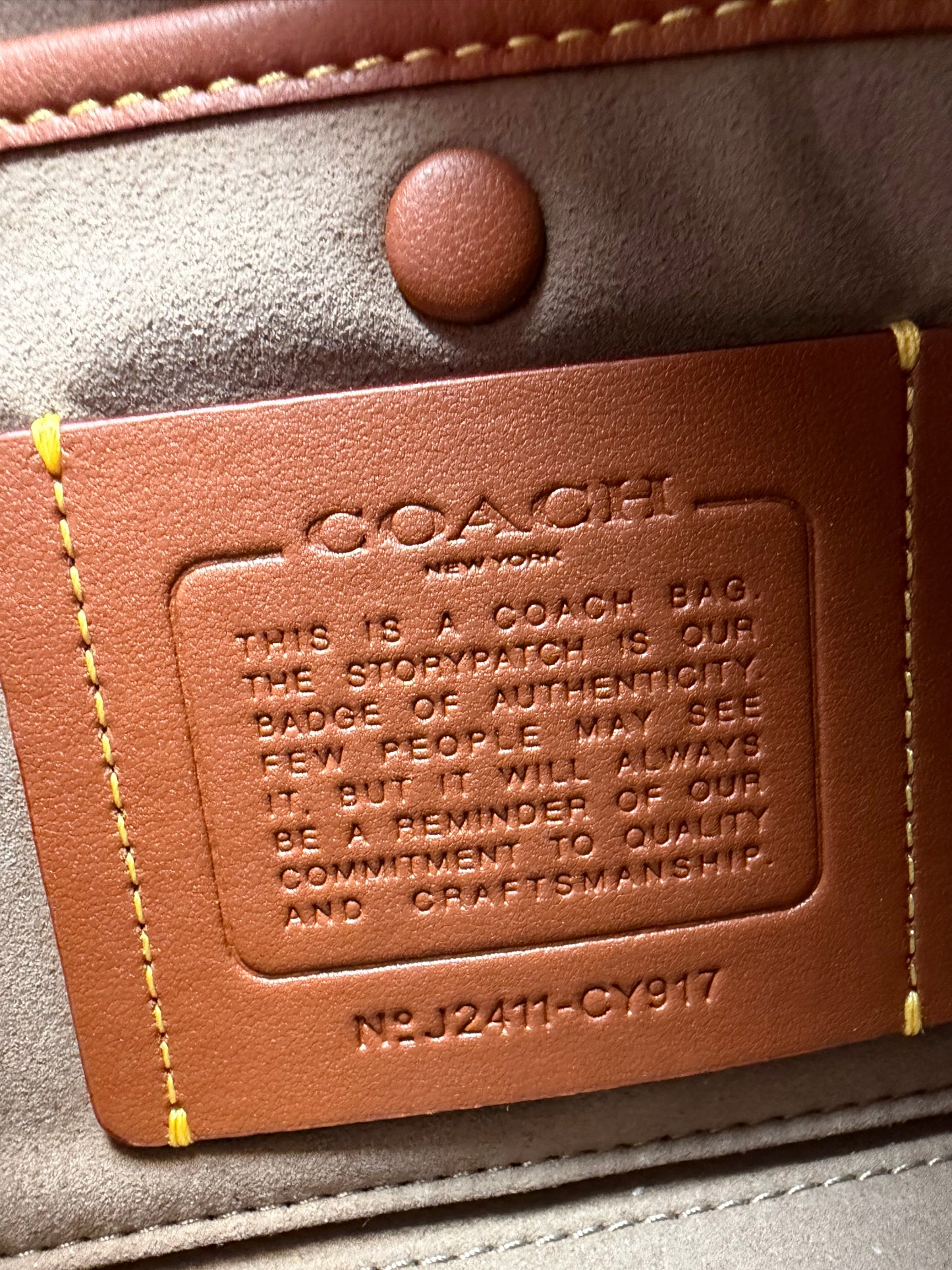 Coach Bowery 22 Satchel in Dark Stone NWT