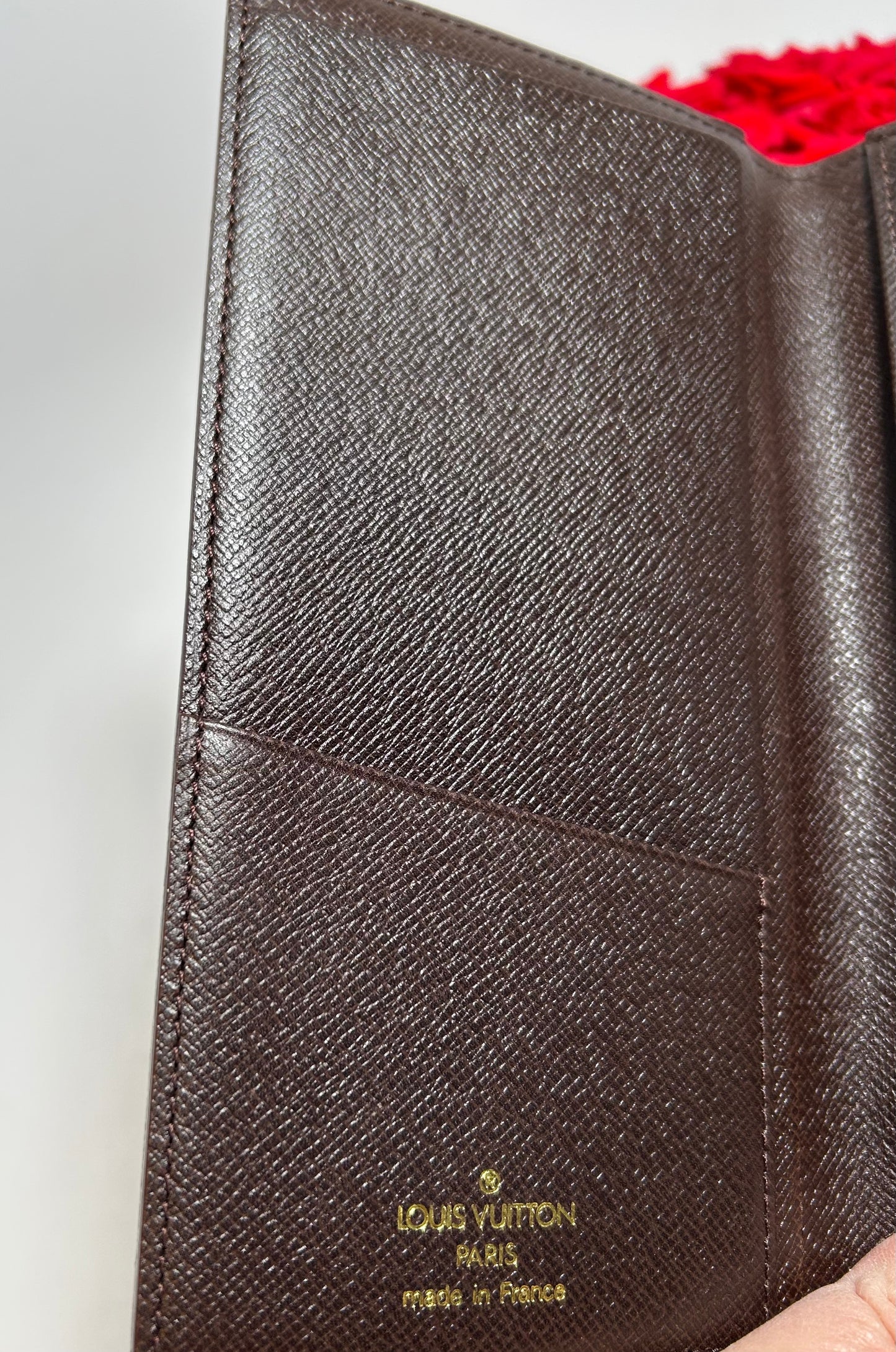 Louis Vuitton Damier Ebene Slim Wallet/Passport Cover