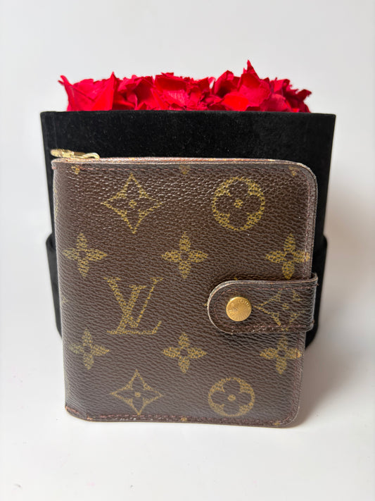 Louis Vuitton Monogram Zippy Compact Wallet