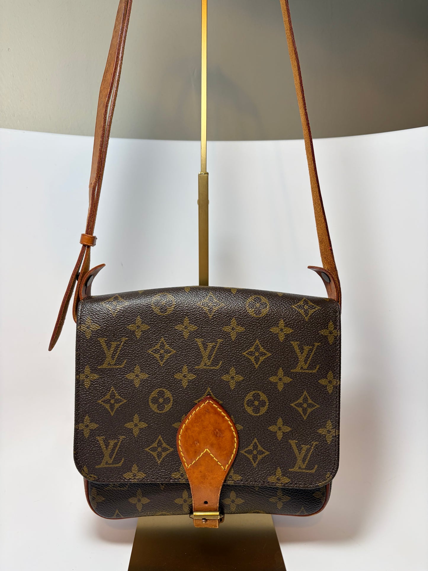 Louis Vuitton Cartouchière MM Monogram Crossbody & Shoulder Bag