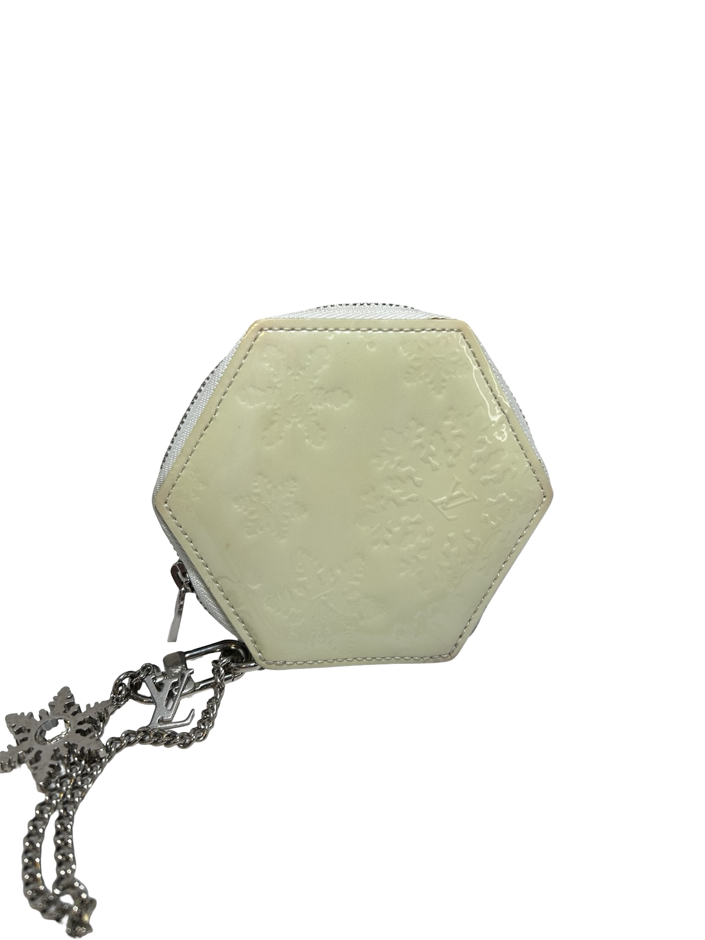 Louis Vuitton Porte Monnaie Flocon Bag Charm/Coin Purse Snow Flake