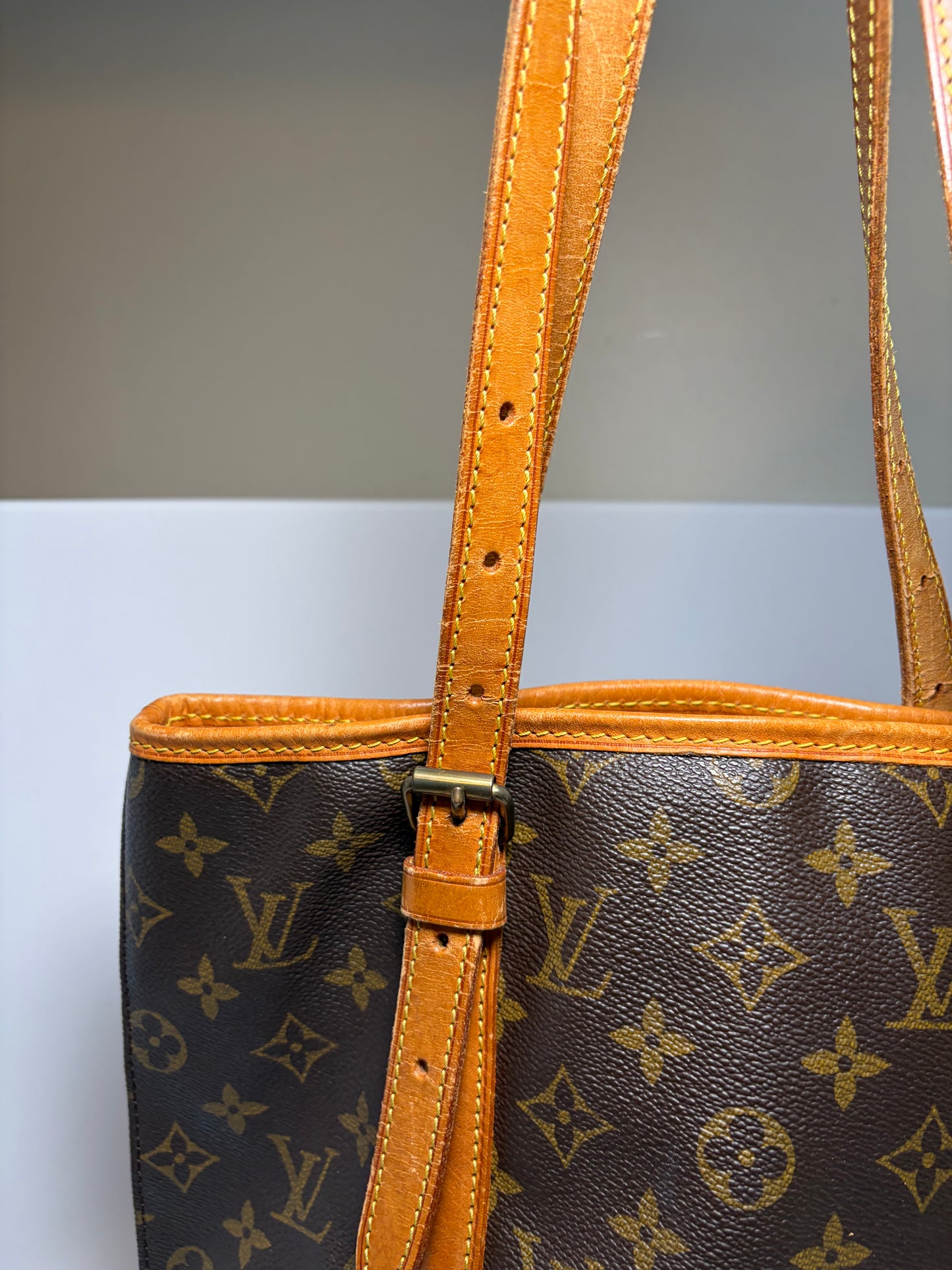 Louis Vuitton Bucket GM Tote Monogram Vintage