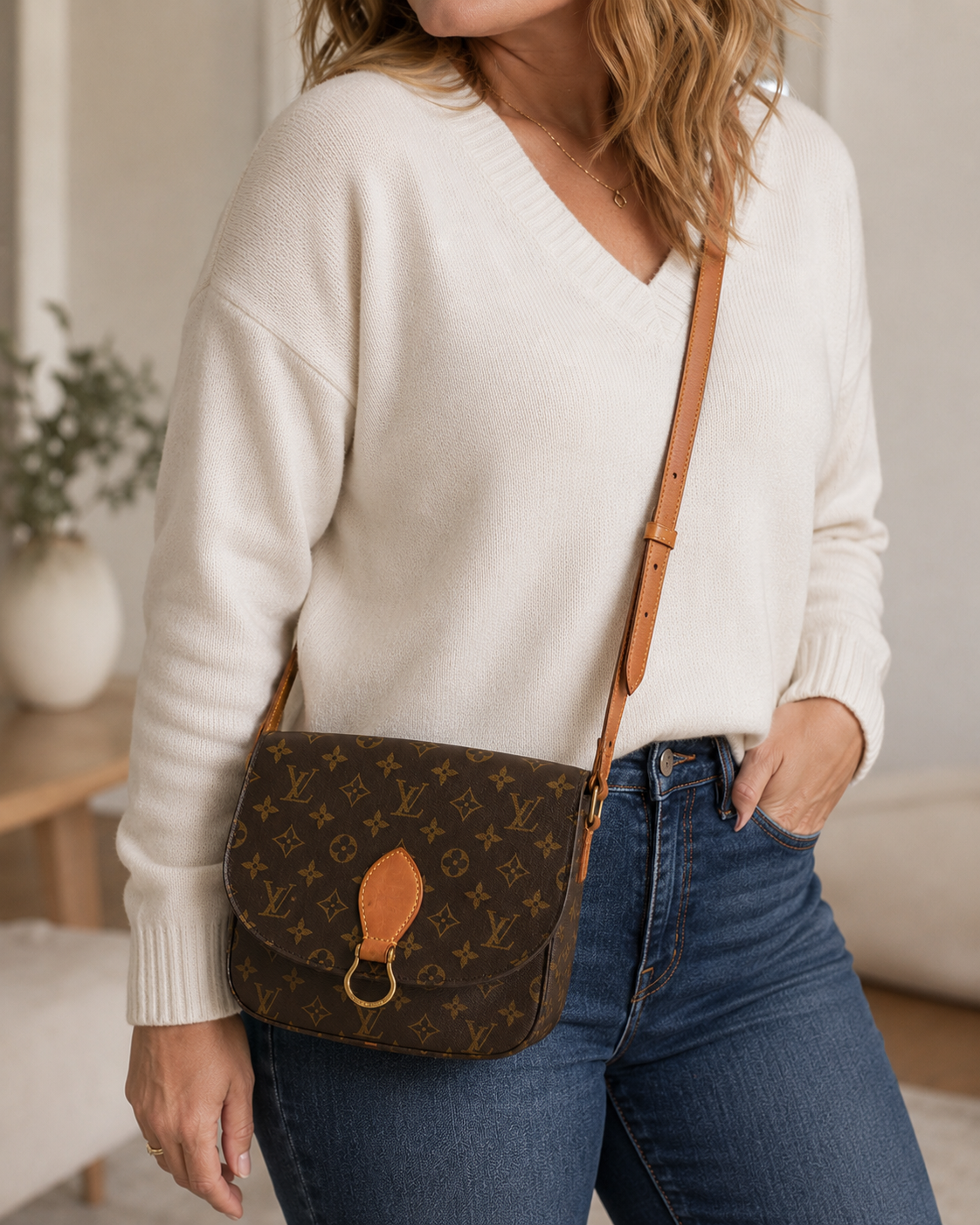 Louis Vuitton Saint Cloud GM Monogram Crossbody