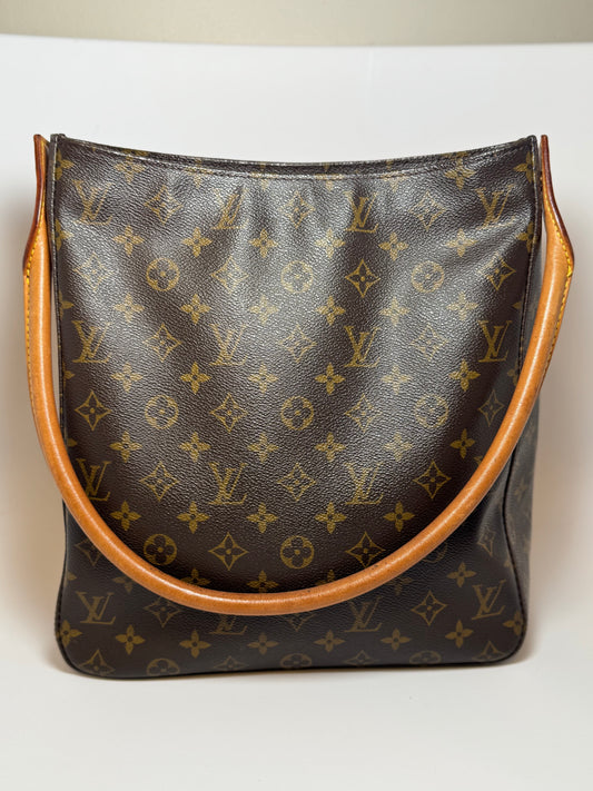 Louis Vuitton Looping GM Monogram Shoulder Bag Vintage Made in France