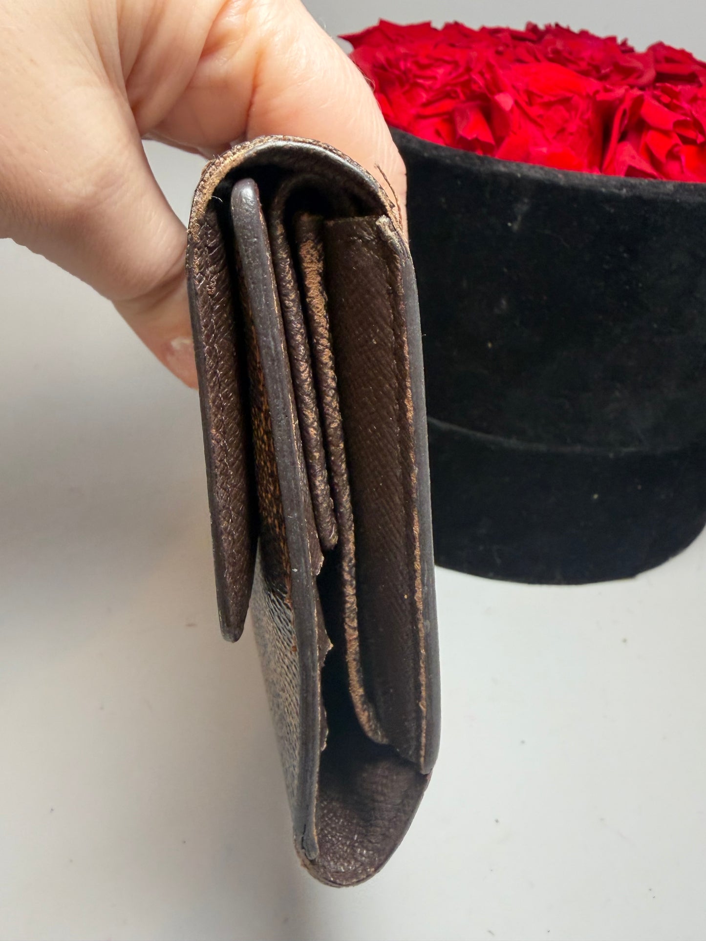 Louis Vuitton Damier Ebene Paper Etui Trifold Wallet