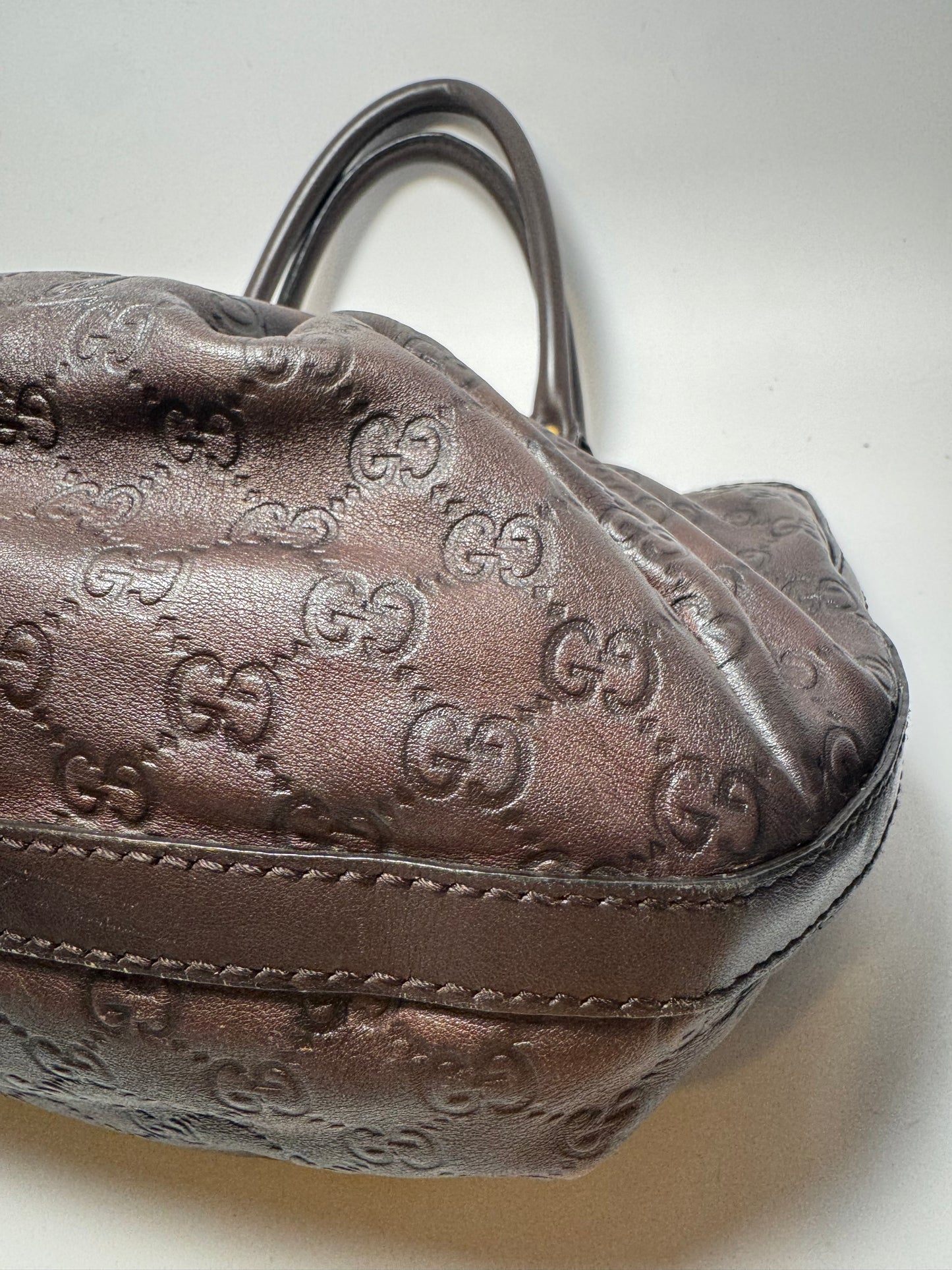 Gucci Brown Guccissima Scarlett Tote Bag