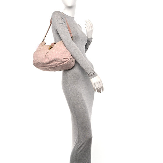 Louis Vuitton Rose Denim Monogram Slightly Shoulder Bag/Crossbody