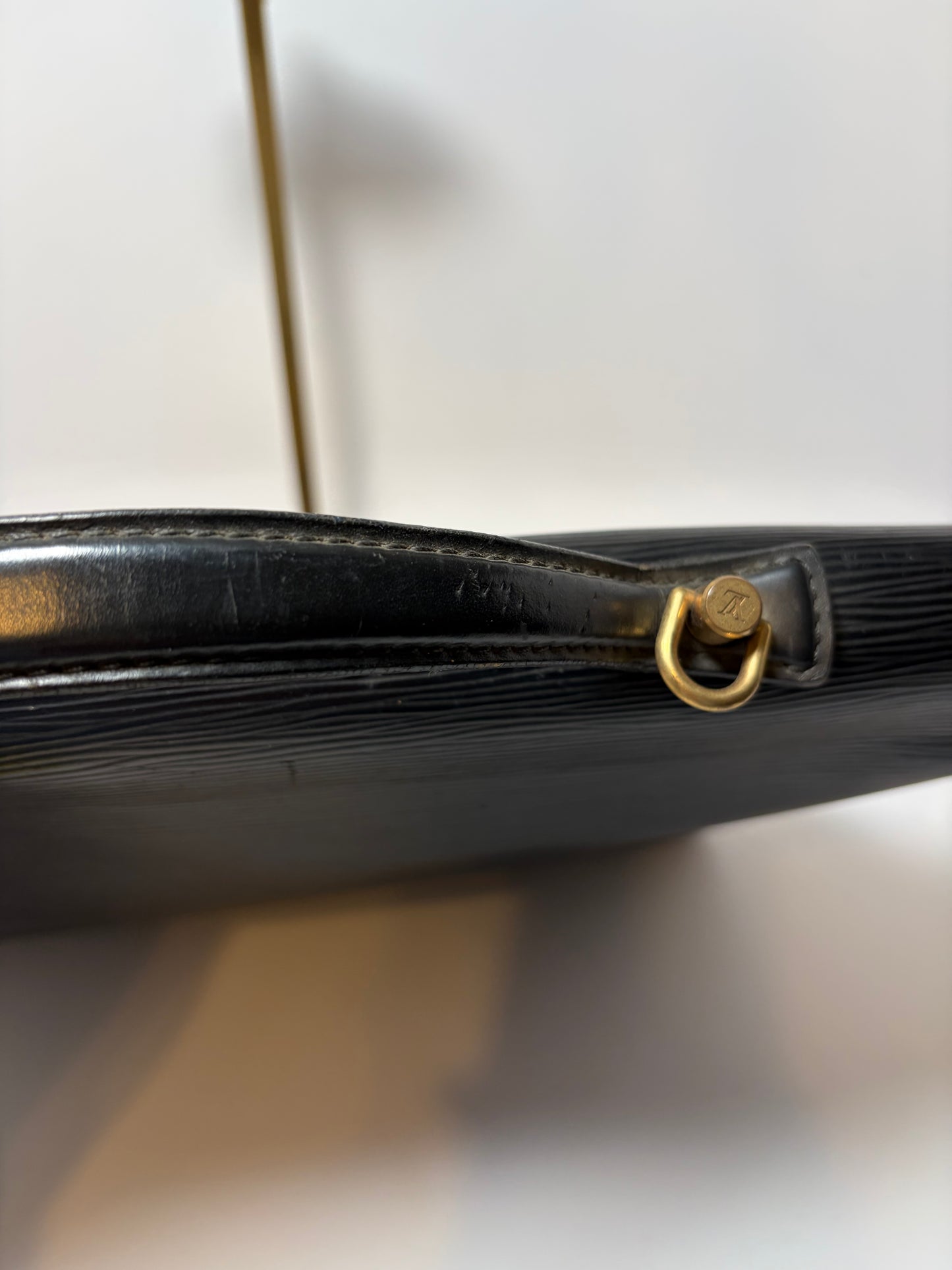 Louis Vuitton Black Epi Monceau Serviette Metis/Laptop Holder/Briefcase/Document Holder