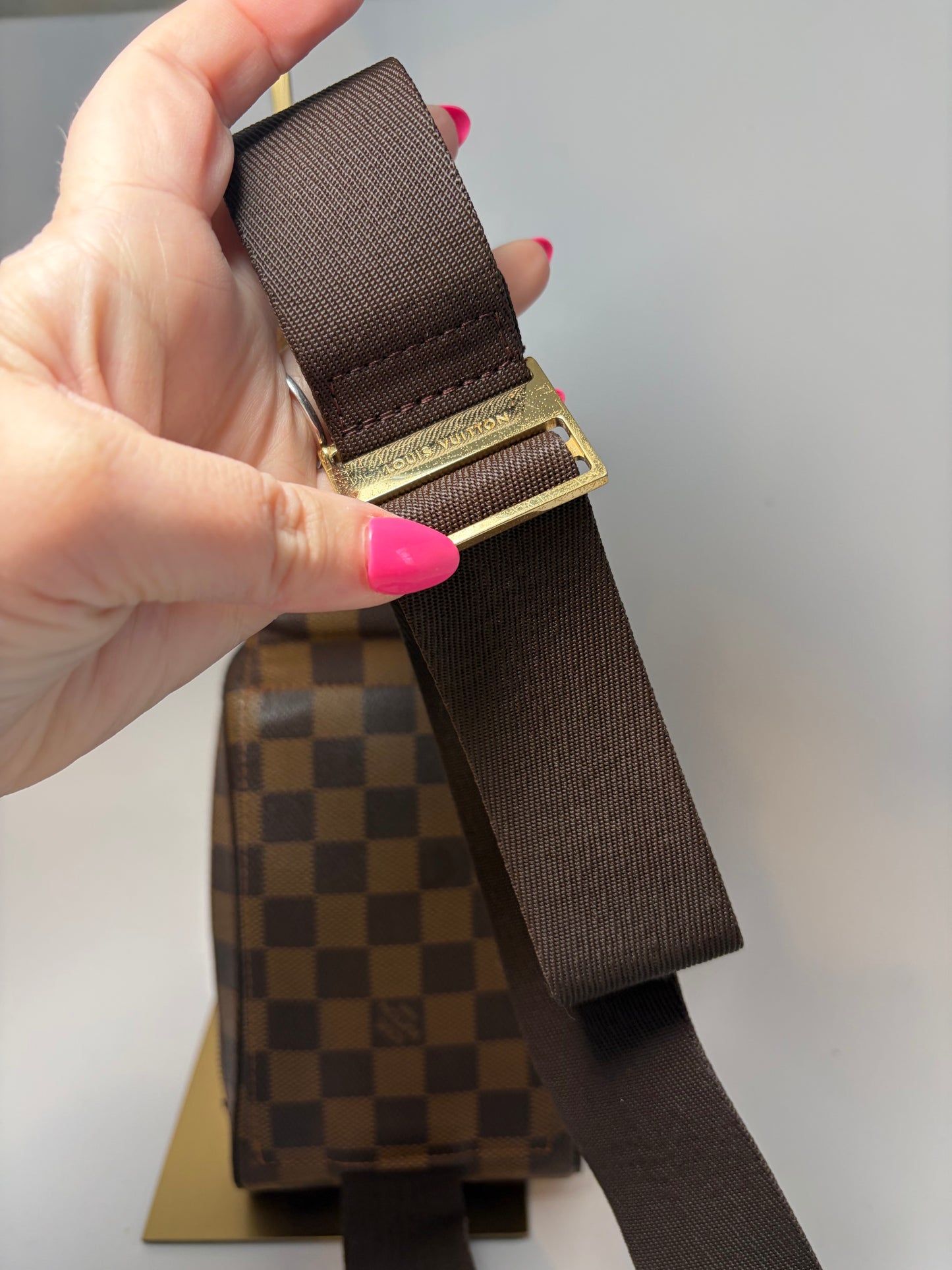 Louis Vuitton Damier Ebene Geronimo Bum Bag