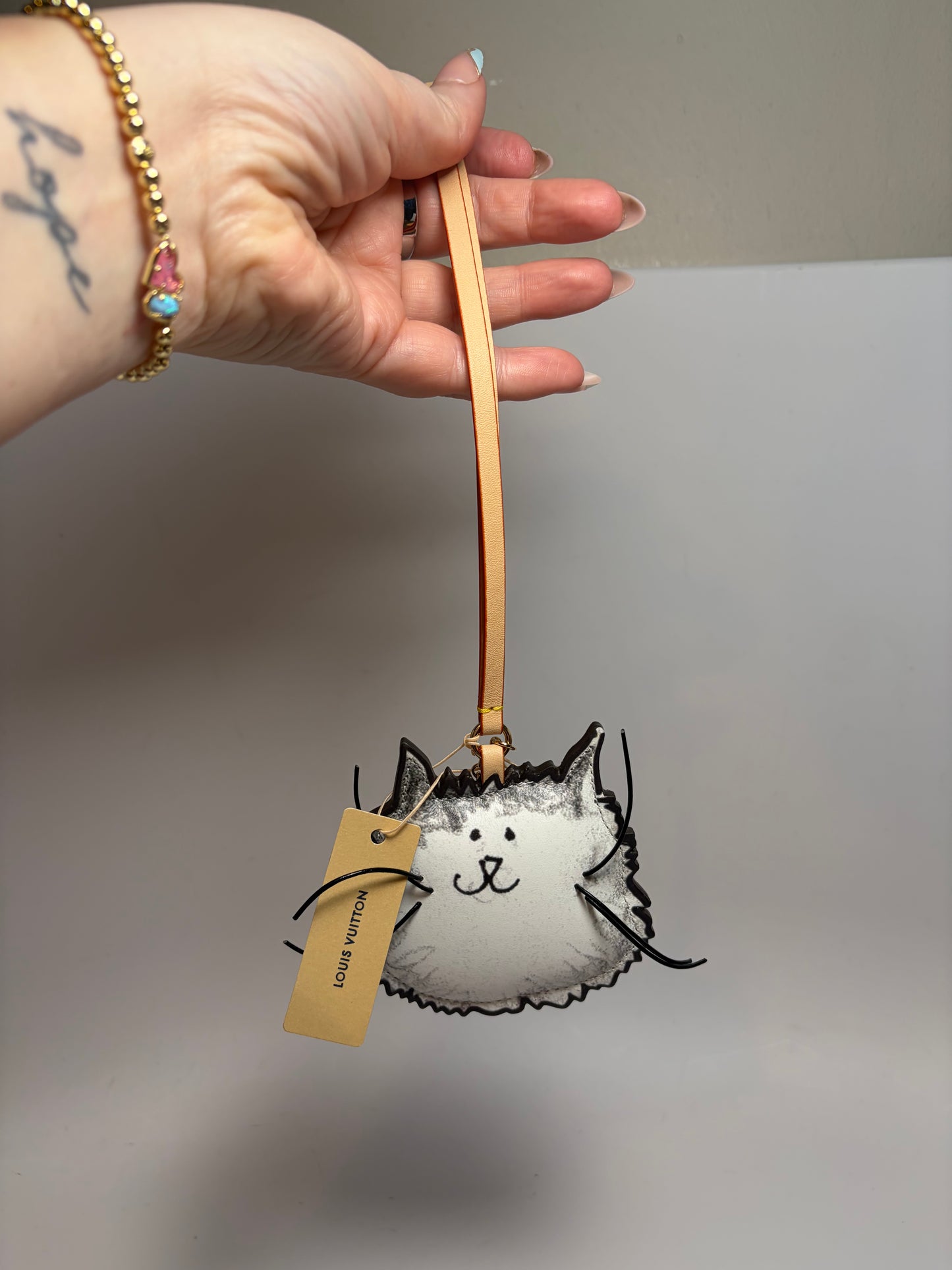 Louis Vuitton Cat Bag Charm Grace Coddington Collab NWT- Not Available Online