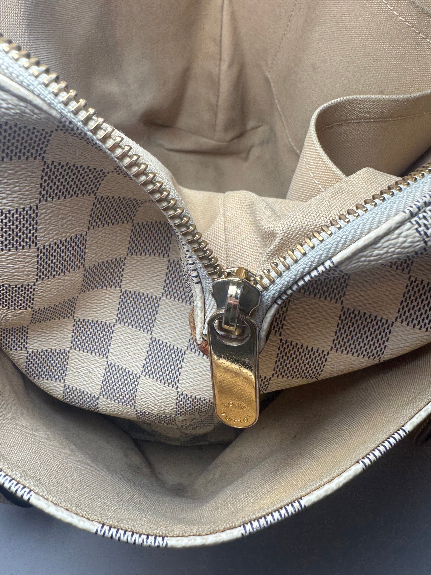 Louis Vuitton Totally PM in Damier Azur Tote Made in 2009 in France