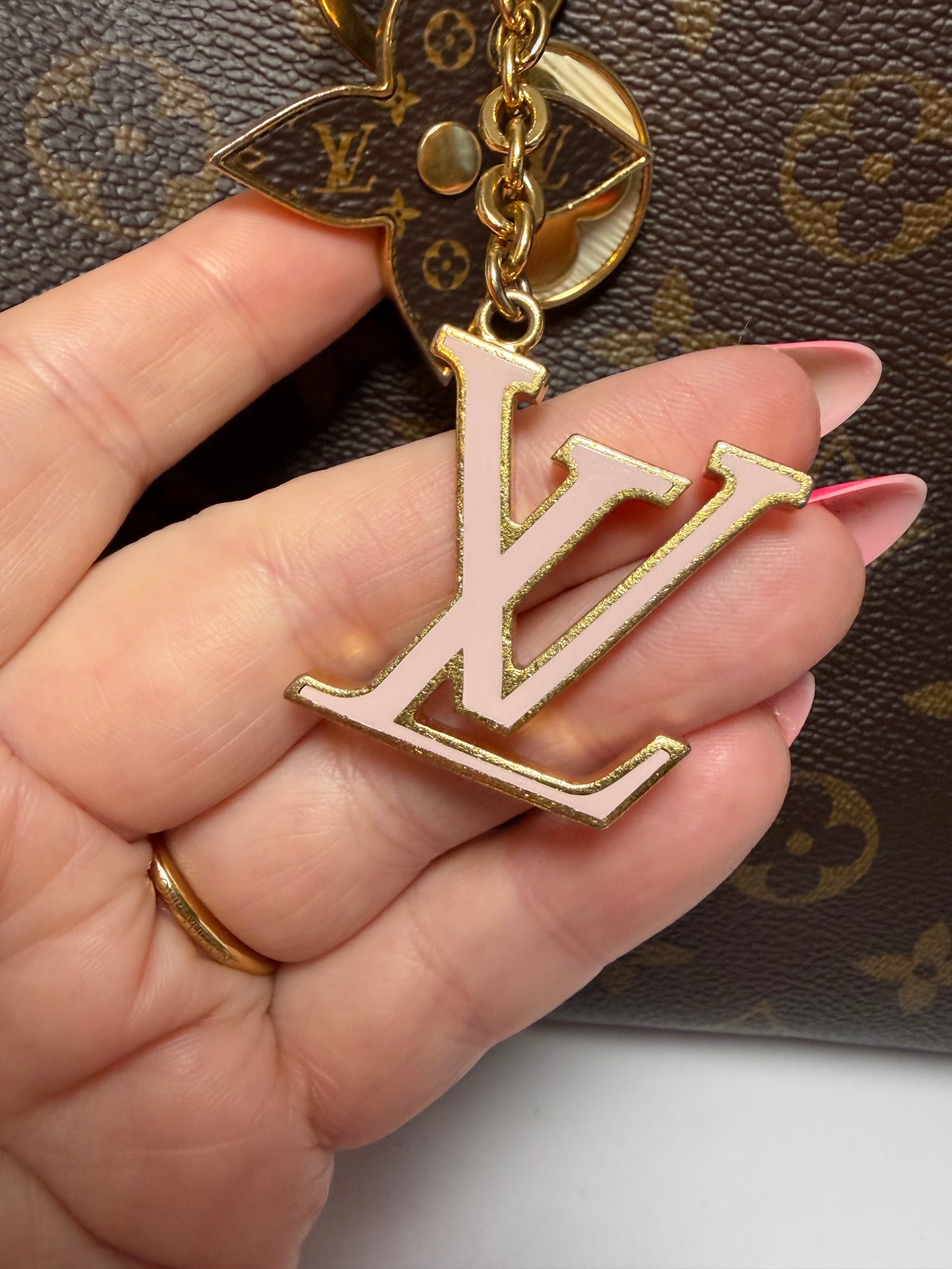 Louis Vuitton Spring Street Bag Charm and Key Holder w/COA & Dust Bag