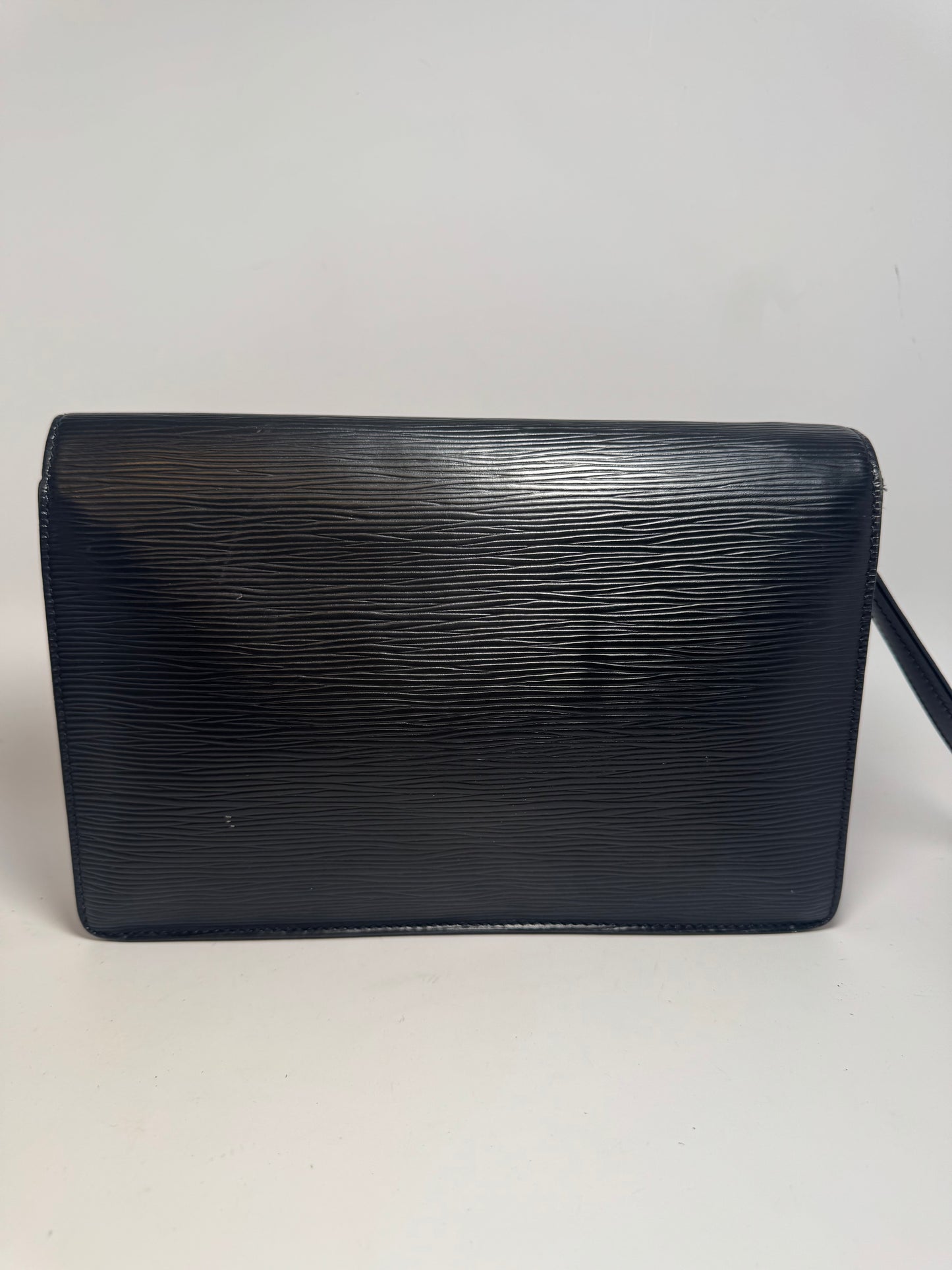 Louis Vuitton Black Epi Serie Draggone Clutch Bag