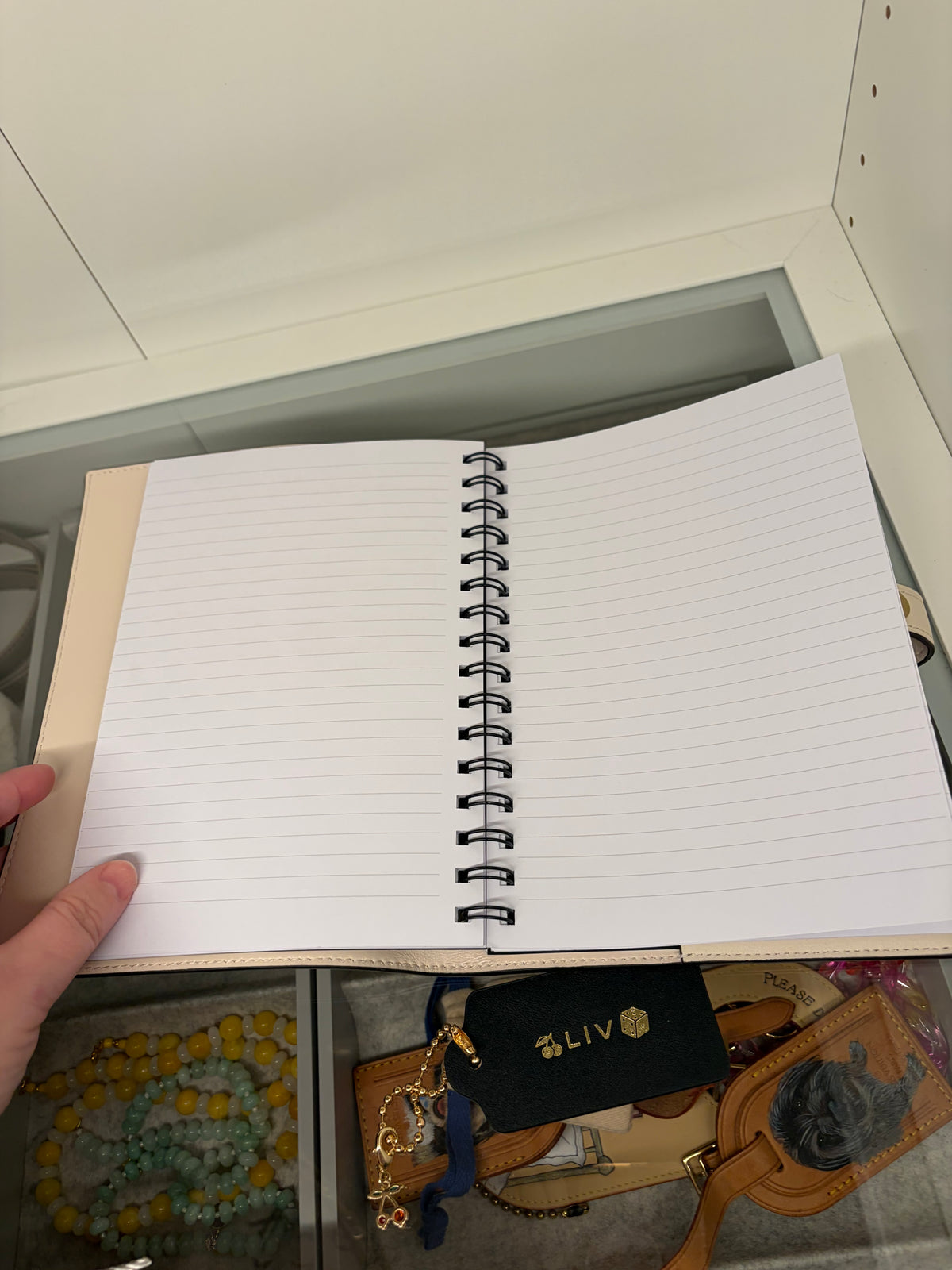 Coach x Disney Mickey & Friends Stickers Leather Notebook Gently Used