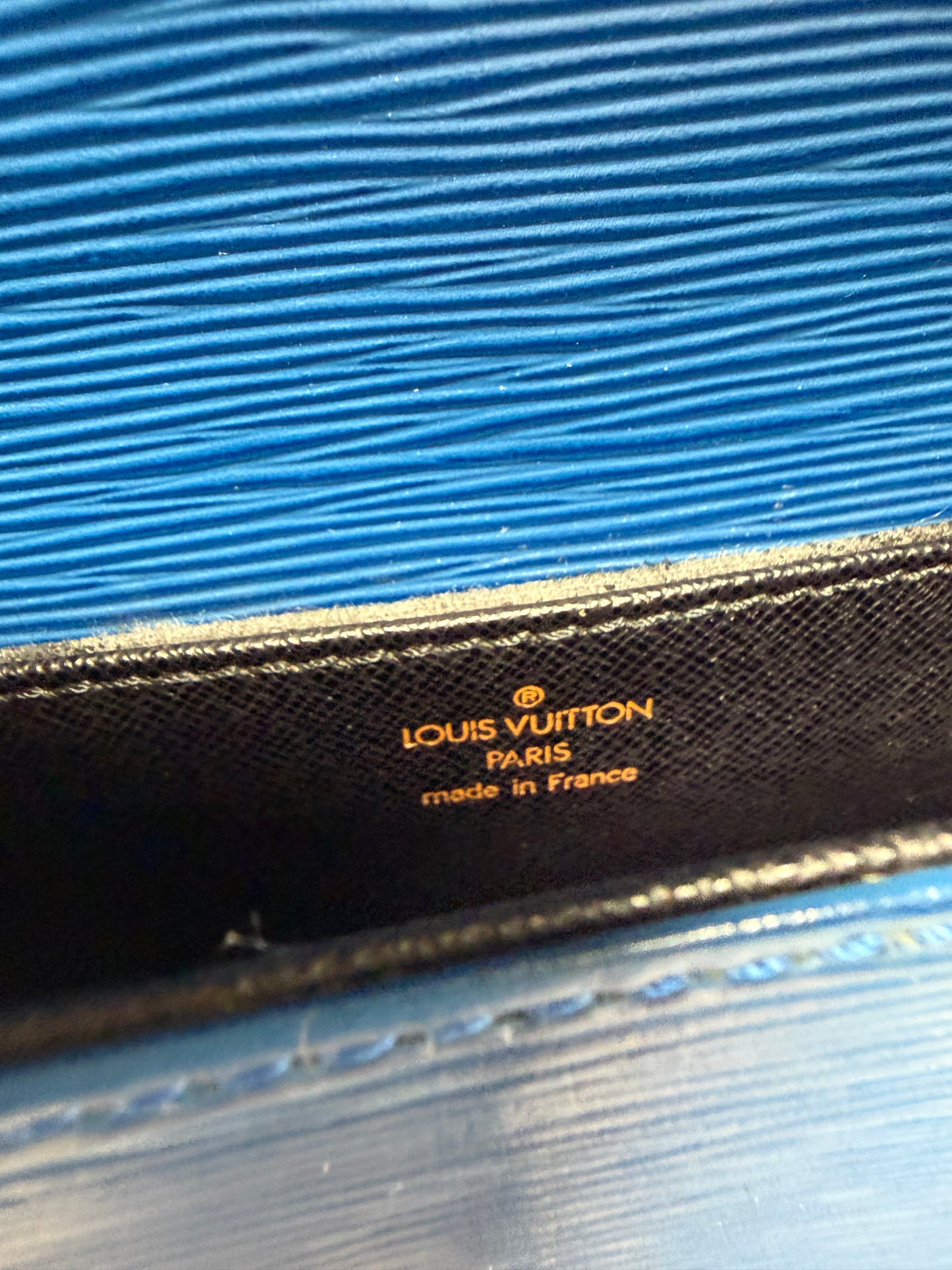 Louis Vuitton Royal Blue Epi Leather Mini Saint Cloud Crossbody