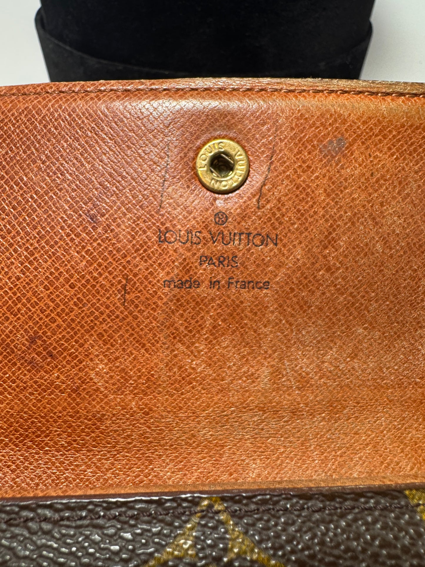 Louis Vuitton Sarah Trifold Monogram Wallet on Chain