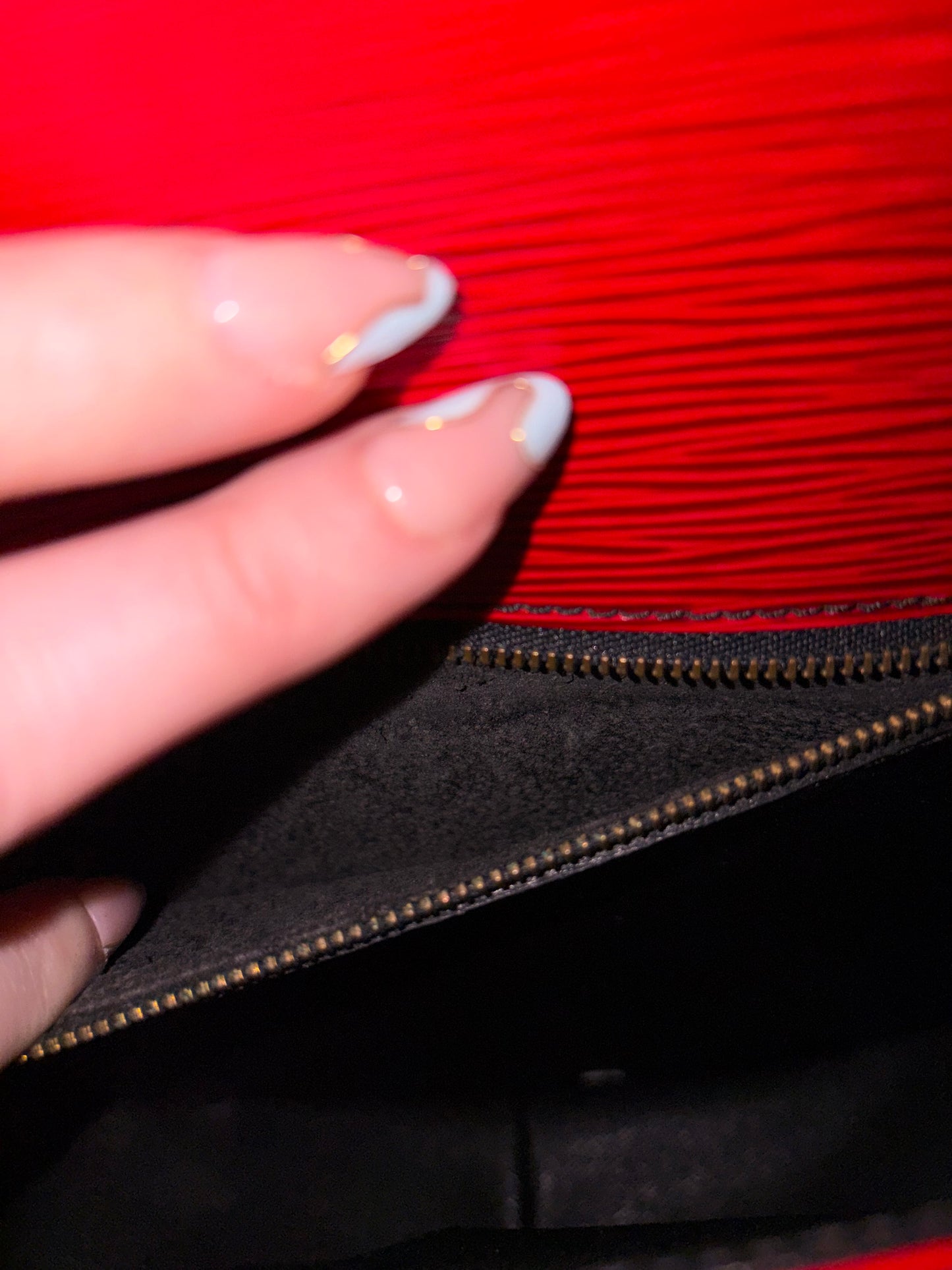 Louis Vuitton Saint Cloud GM Red Epi Leather Crossbody