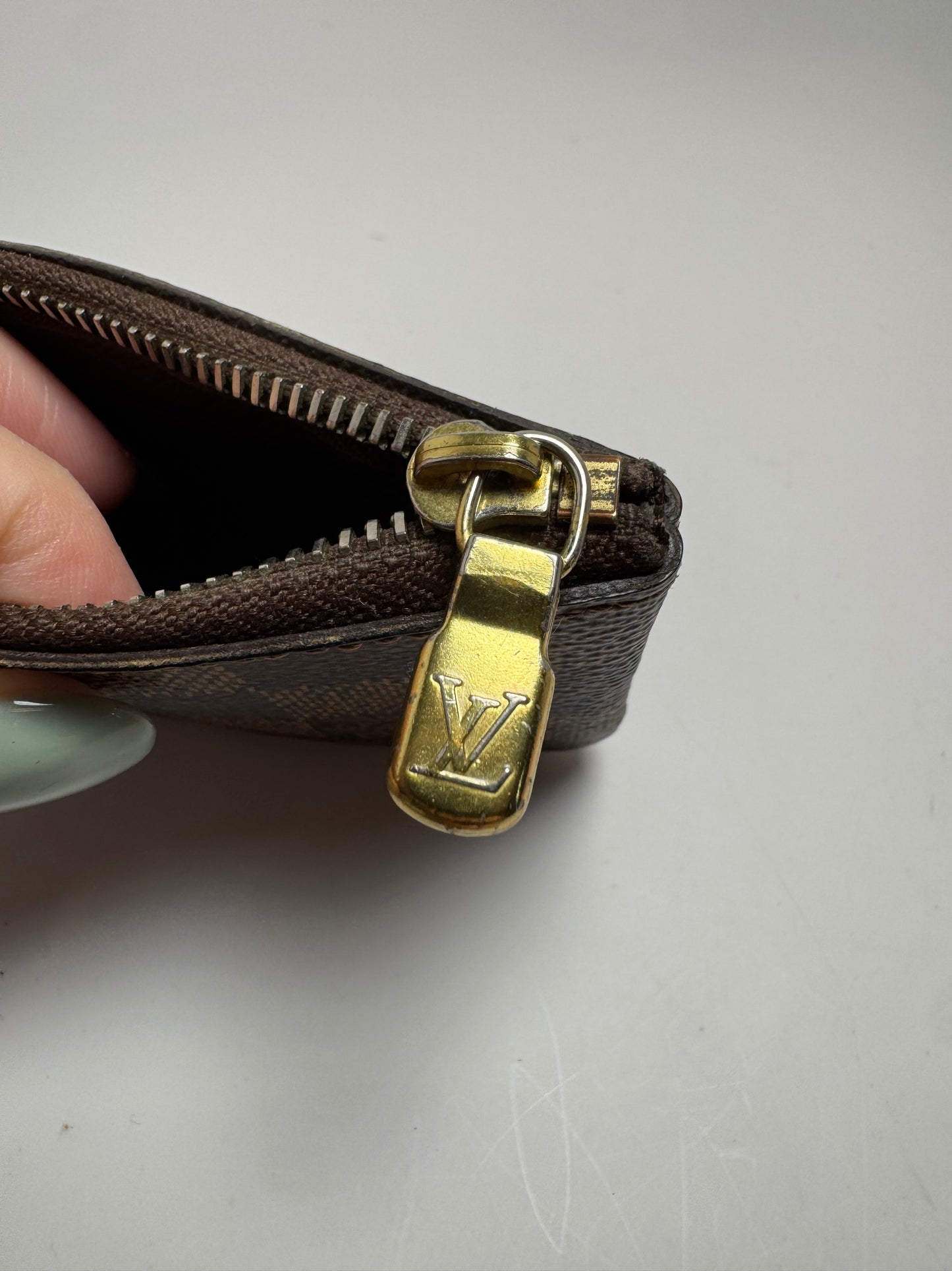 Louis Vuitton Key Cles/Key Pouch Damier Ebene