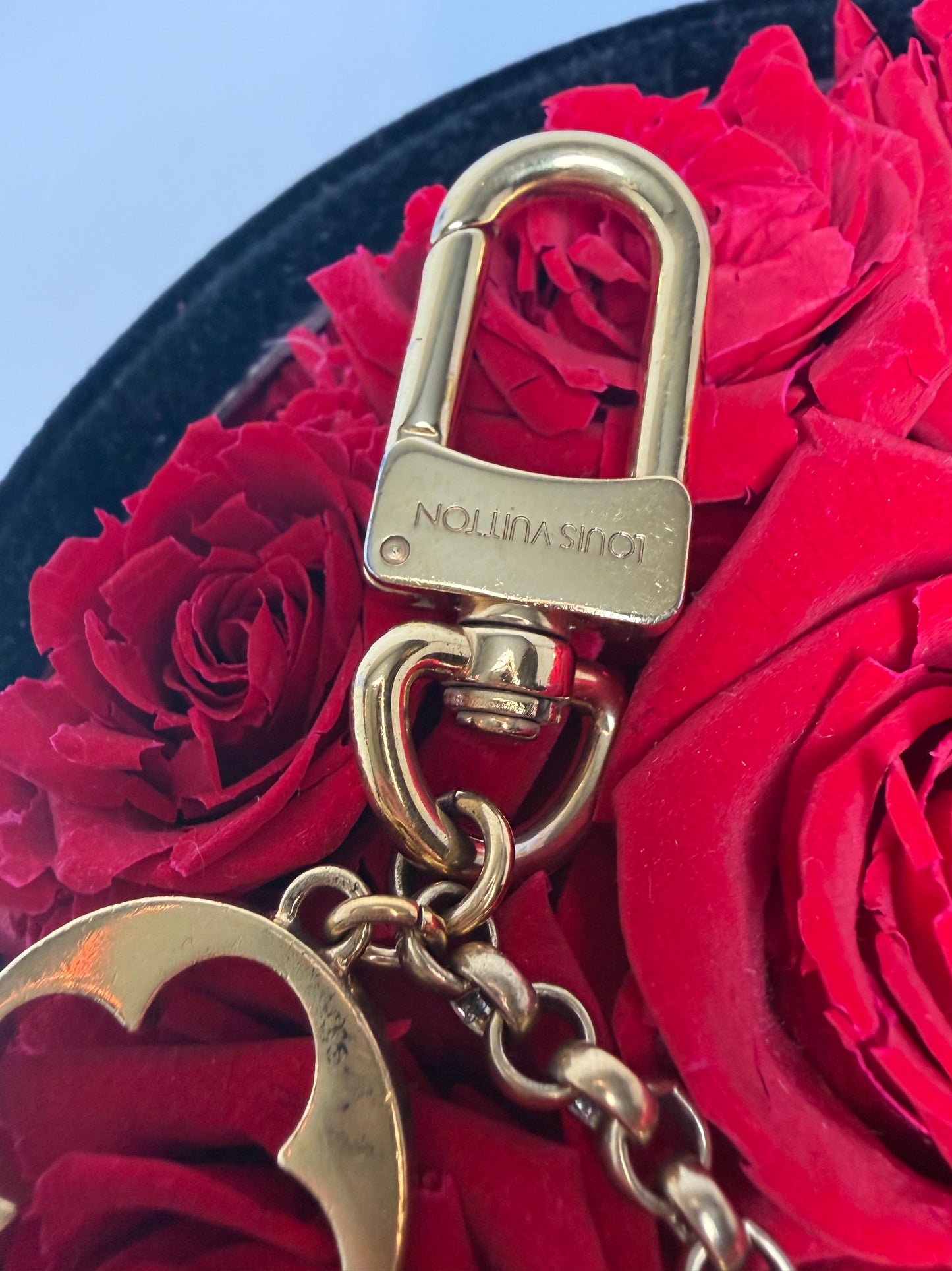 Louis Vuitton Fleur De Monogram Bag Charm Comes w/Dust Bag & Box