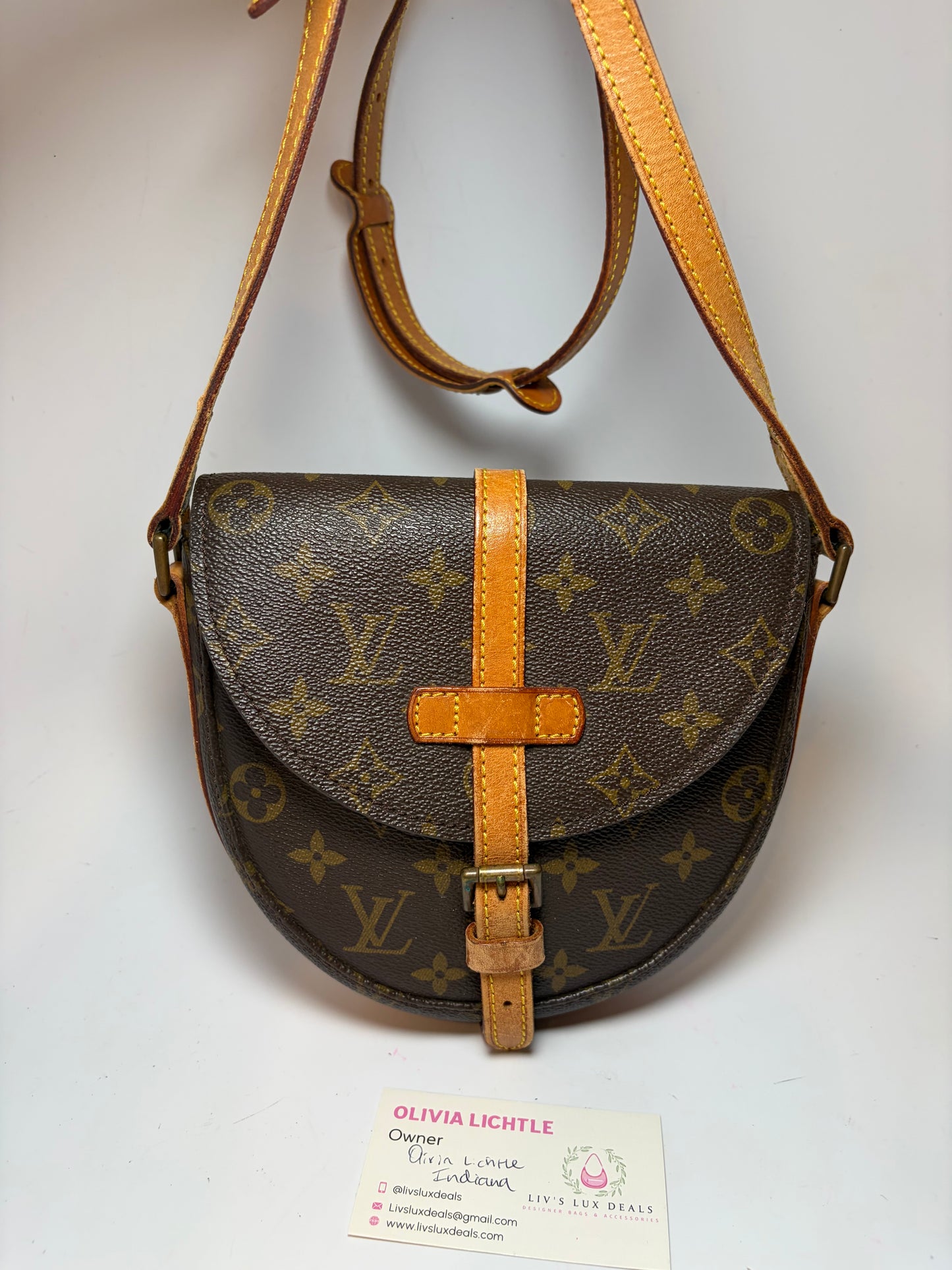 Louis Vuitton Chantilly PM Monogram Crossbody, Made in France