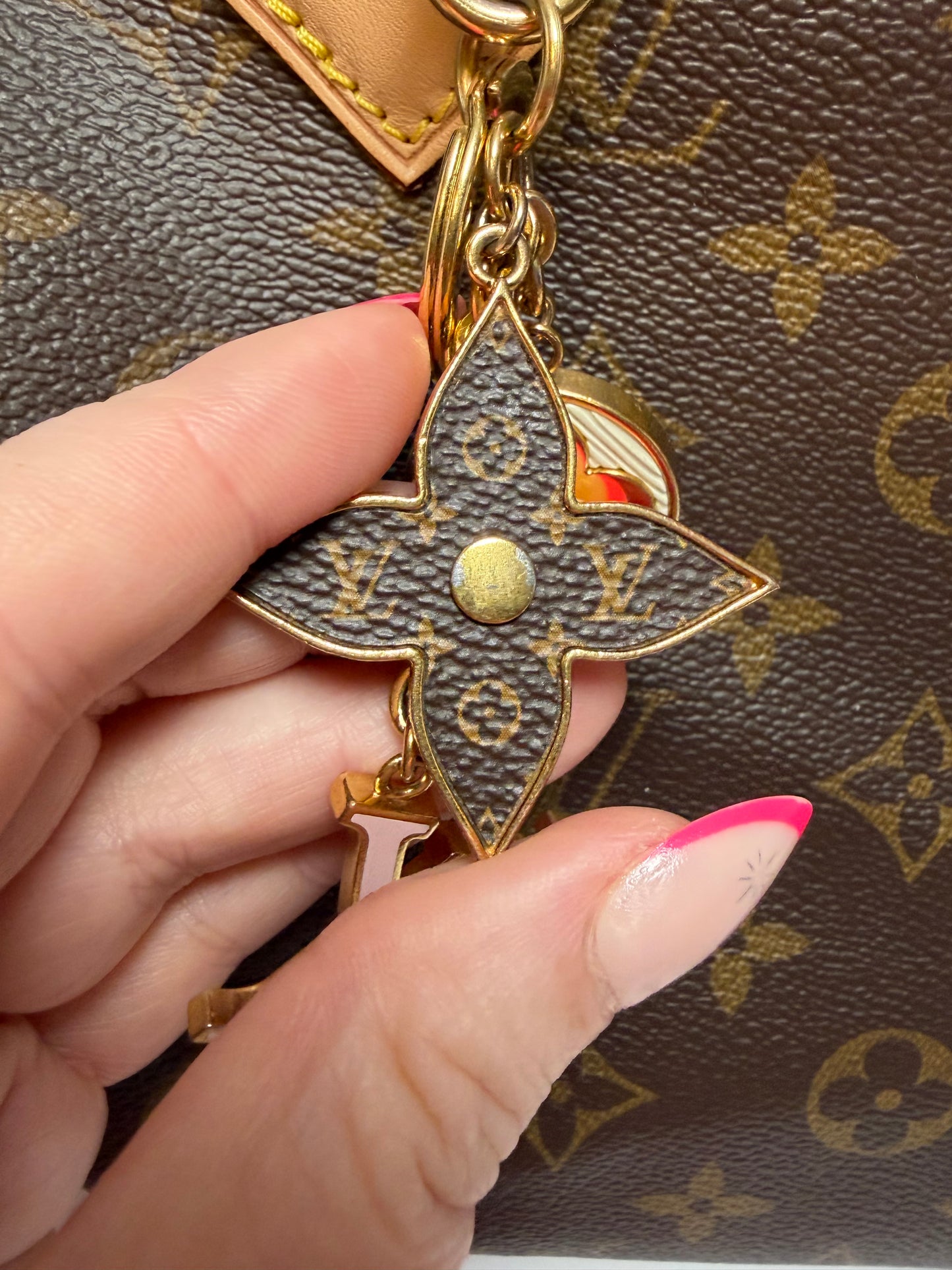 Louis Vuitton Spring Street Bag Charm and Key Holder w/COA & Dust Bag