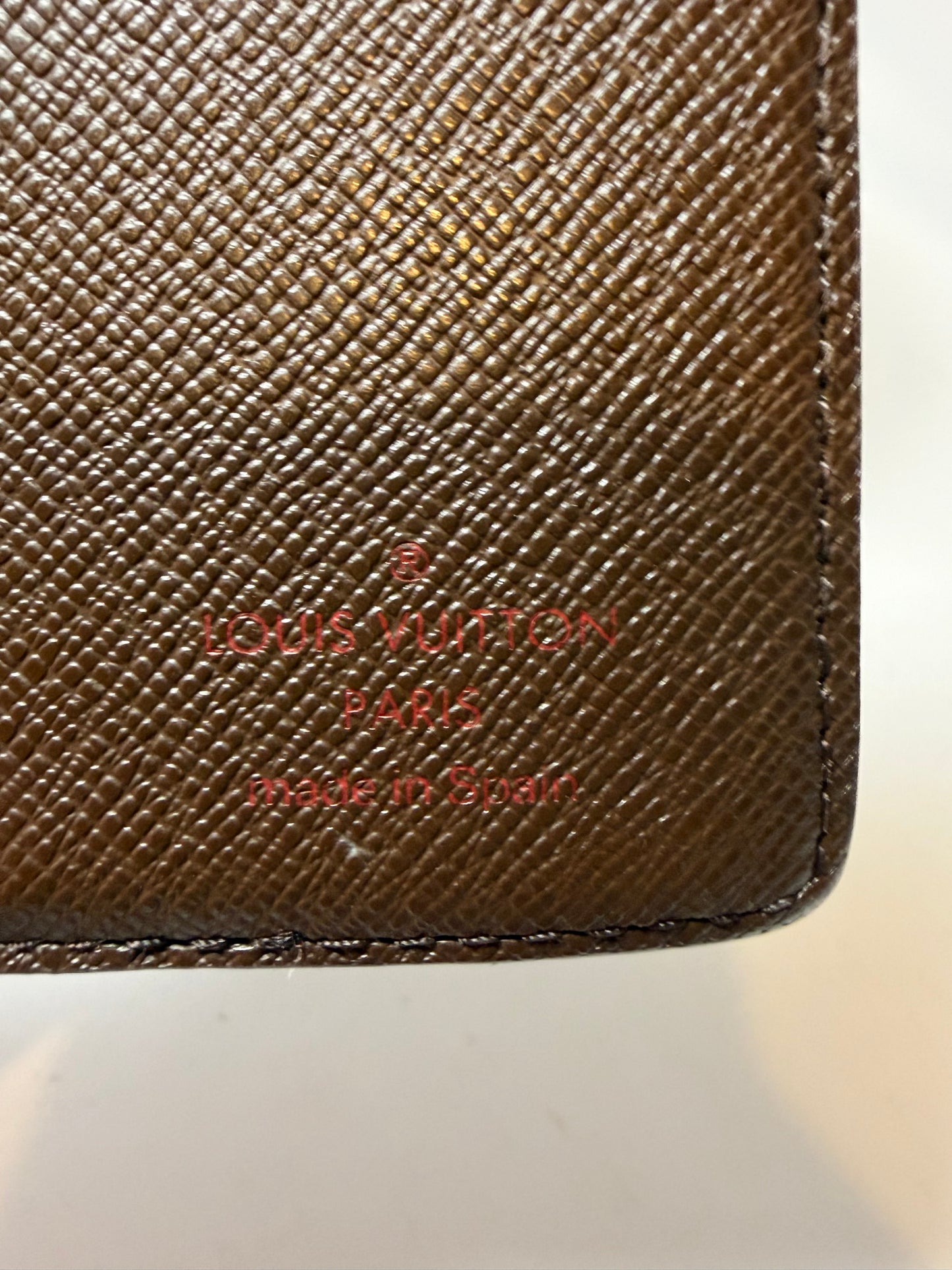 Louis Vuitton Damier Ebene Slim Men’s Bifold Wallet