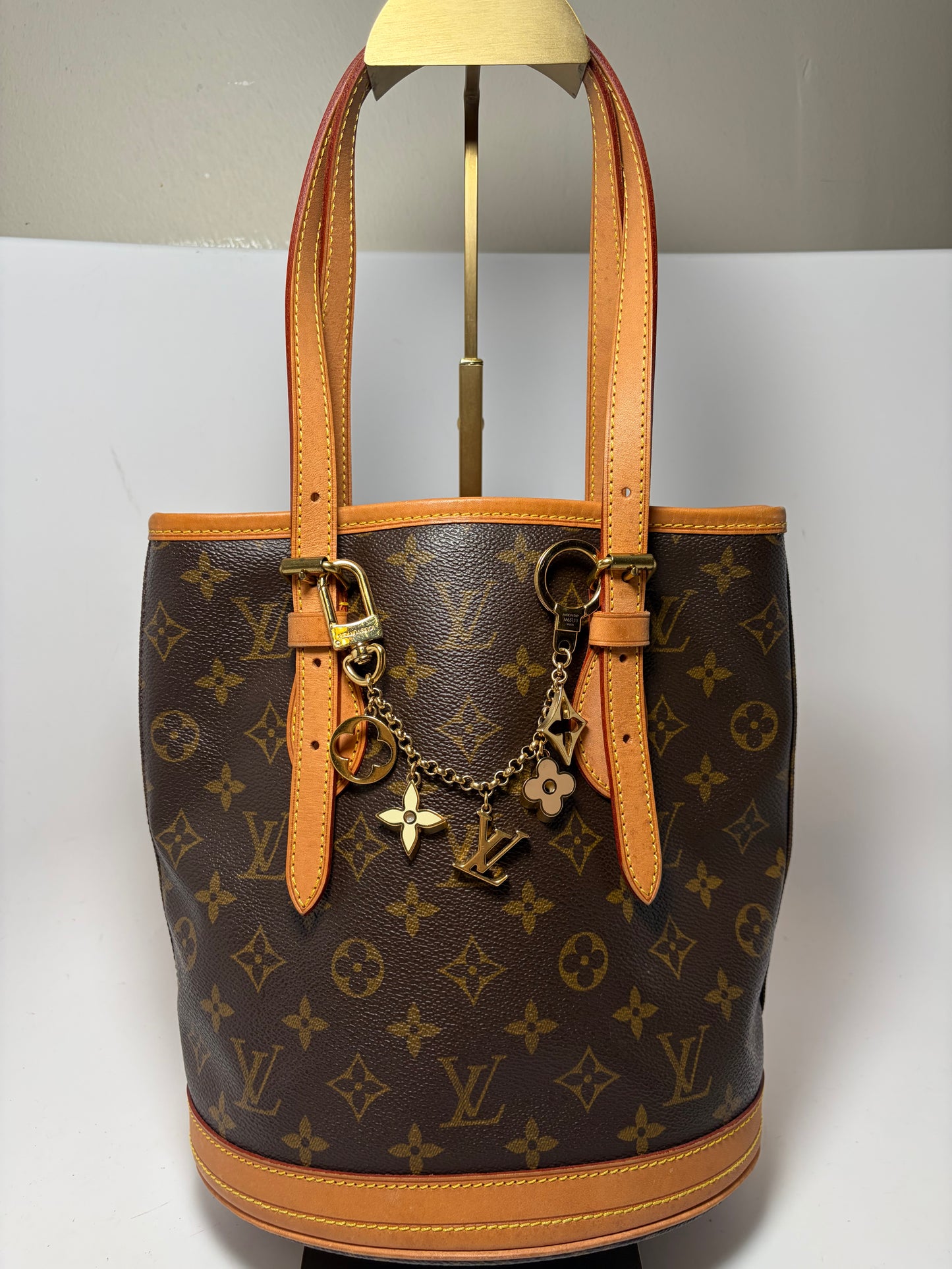 Louis Vuitton Fleur De Monogram Bag Charm Comes w/Dust Bag & Box