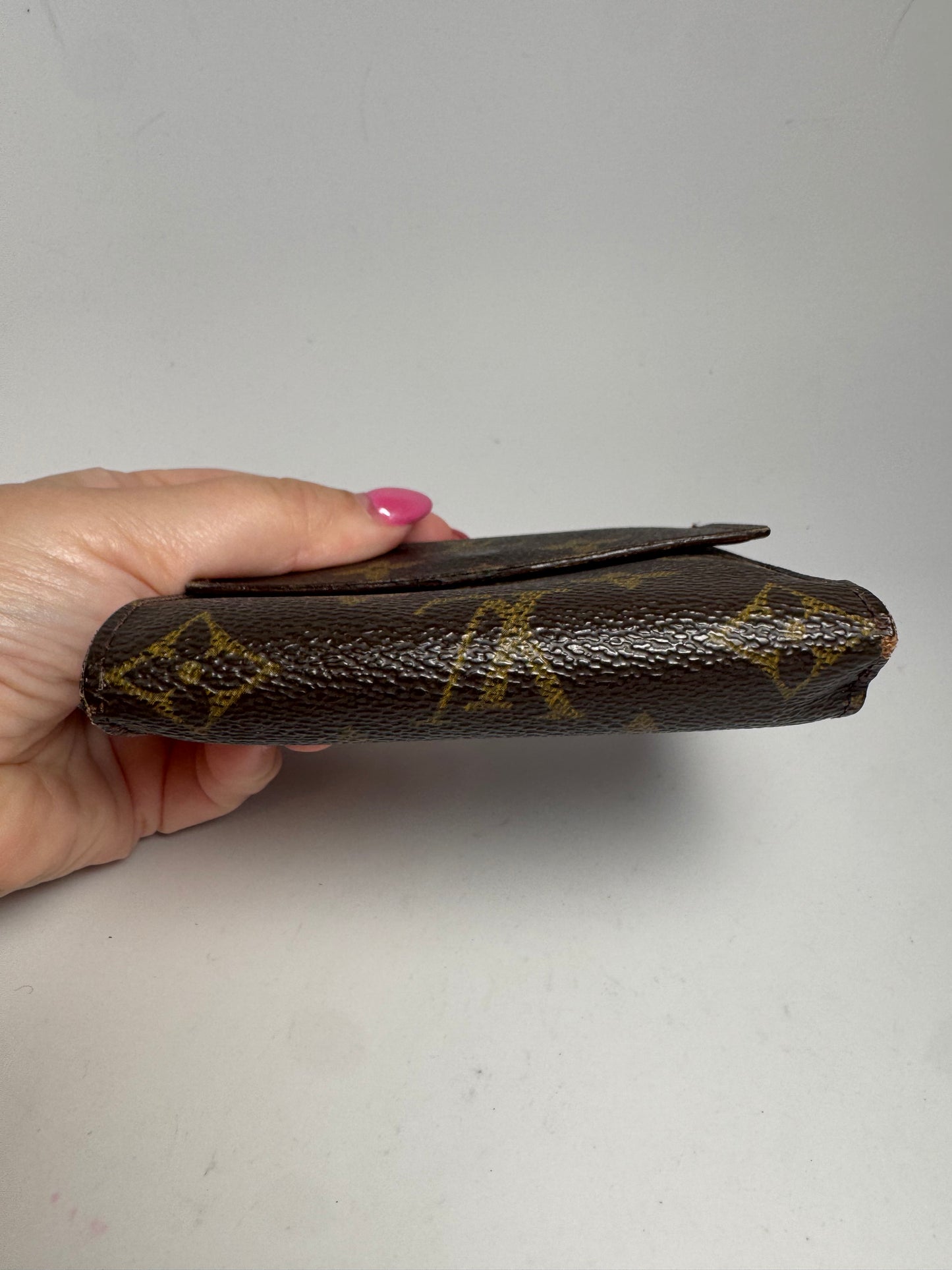 Louis Vuitton Elise Compact Monogram Wallet Made in France May 2000