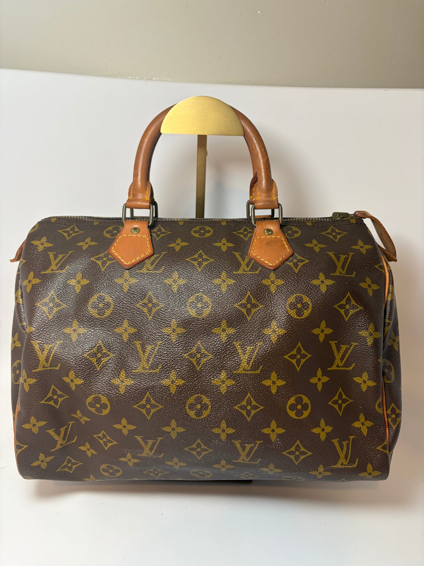 Louis Vuitton Speedy 30 Monogram Vintage Pre Date Code 80s/70s w/COA