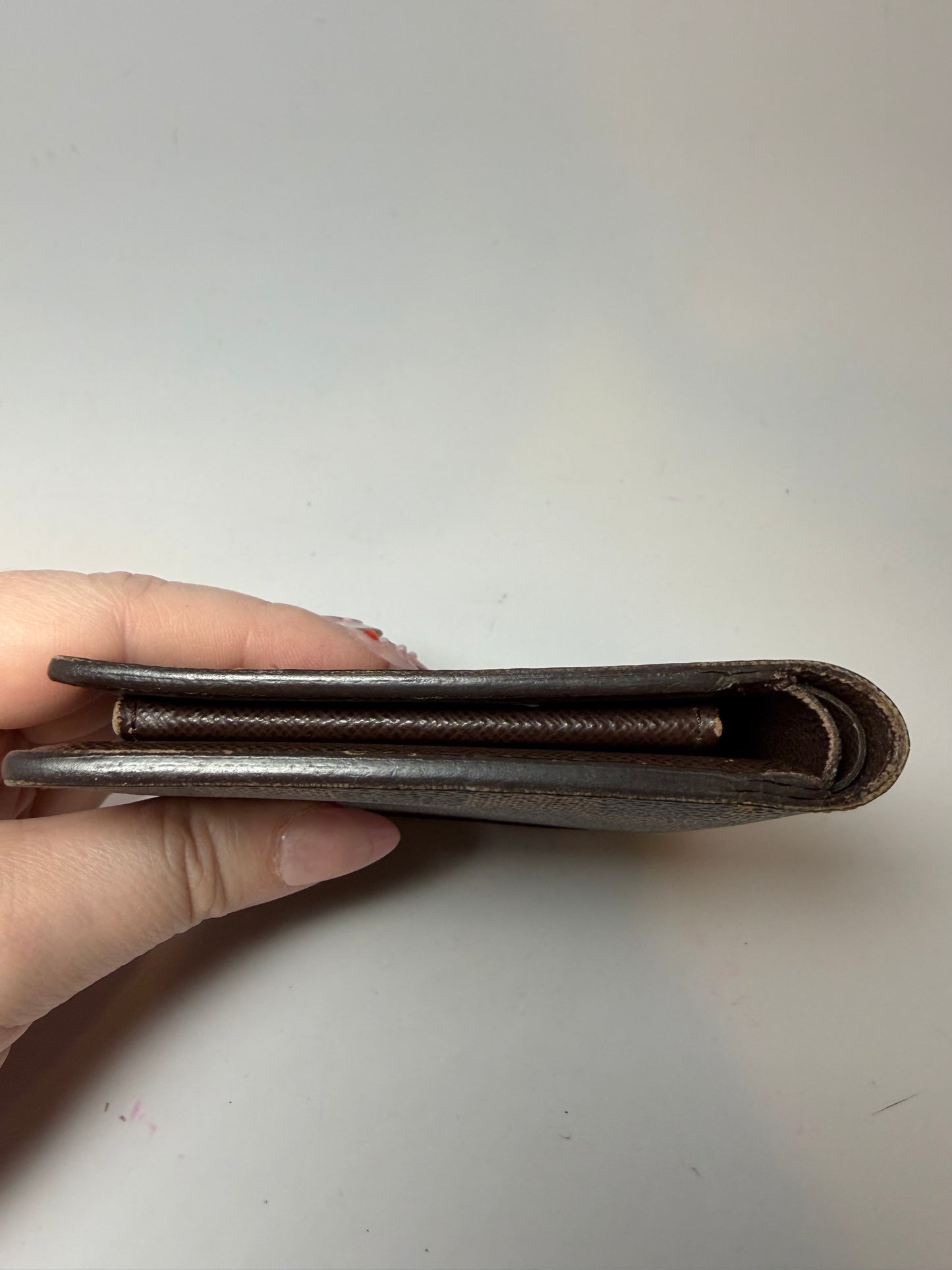 Louis Vuitton Damier Ebene Portefeuille Marco Bifold Wallet