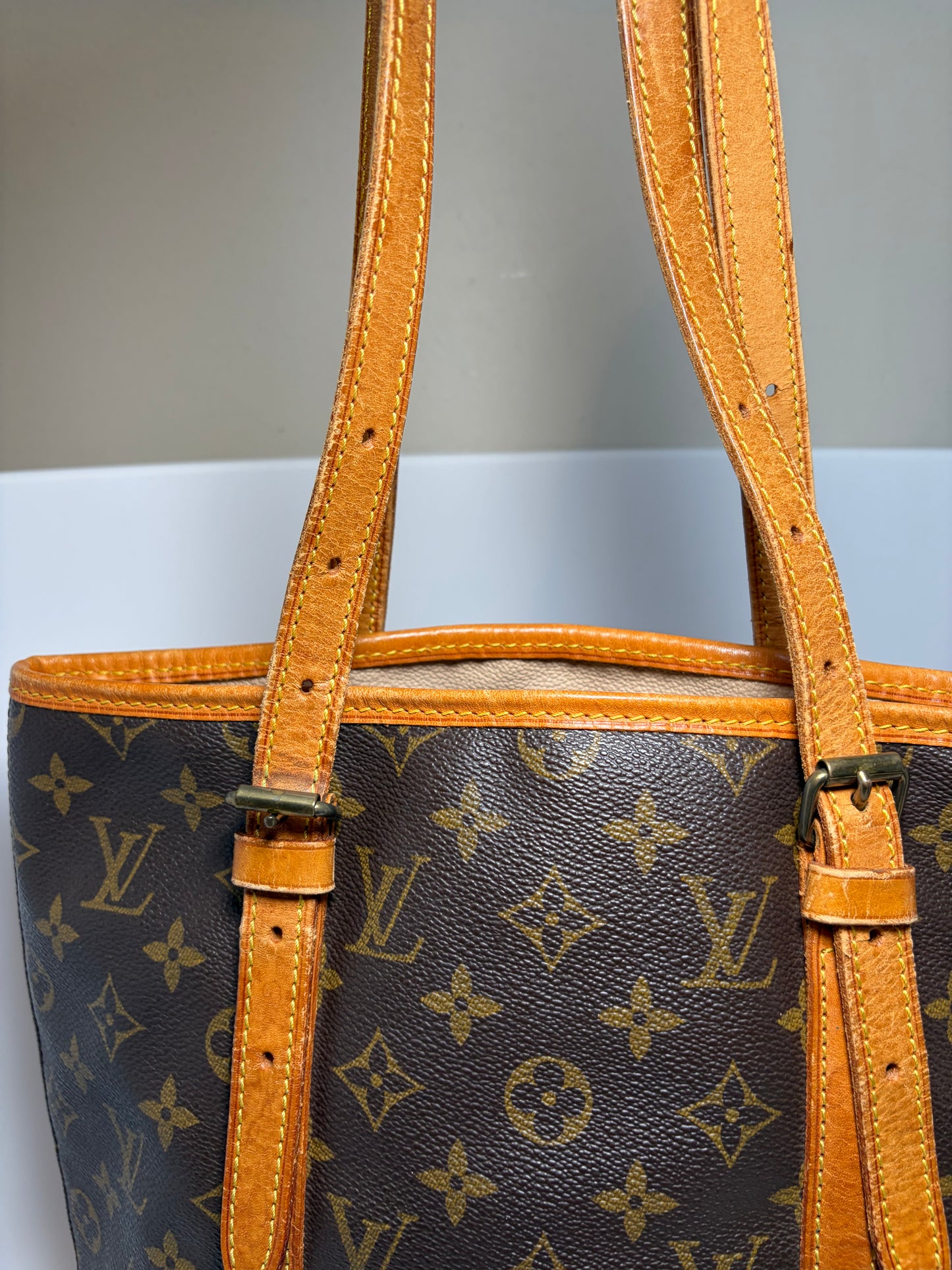 Louis Vuitton Bucket GM Tote Monogram Vintage