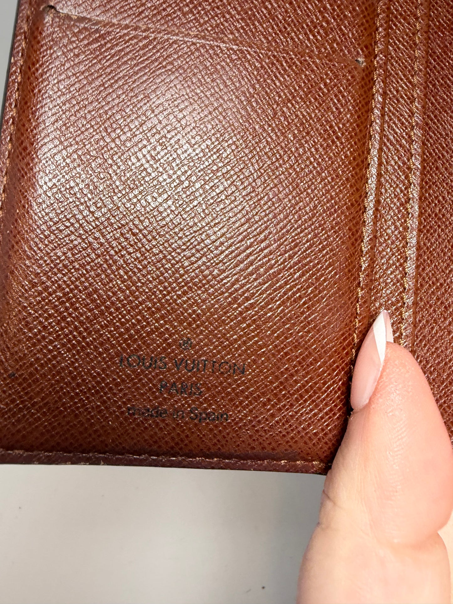 Louis Vuitton French Purse Monogram Kiss Lock Wallet