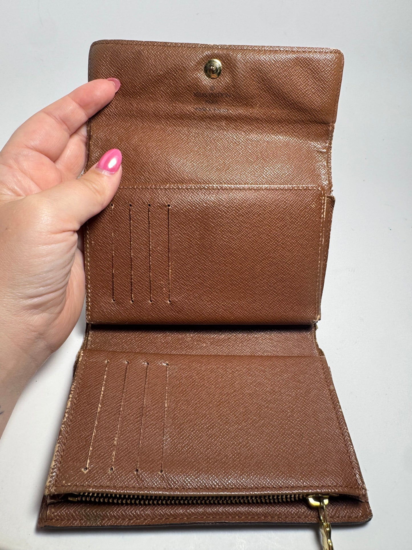 Louis Vuitton Alexandra Wallet Monogram Fair Condition Made in France 2007