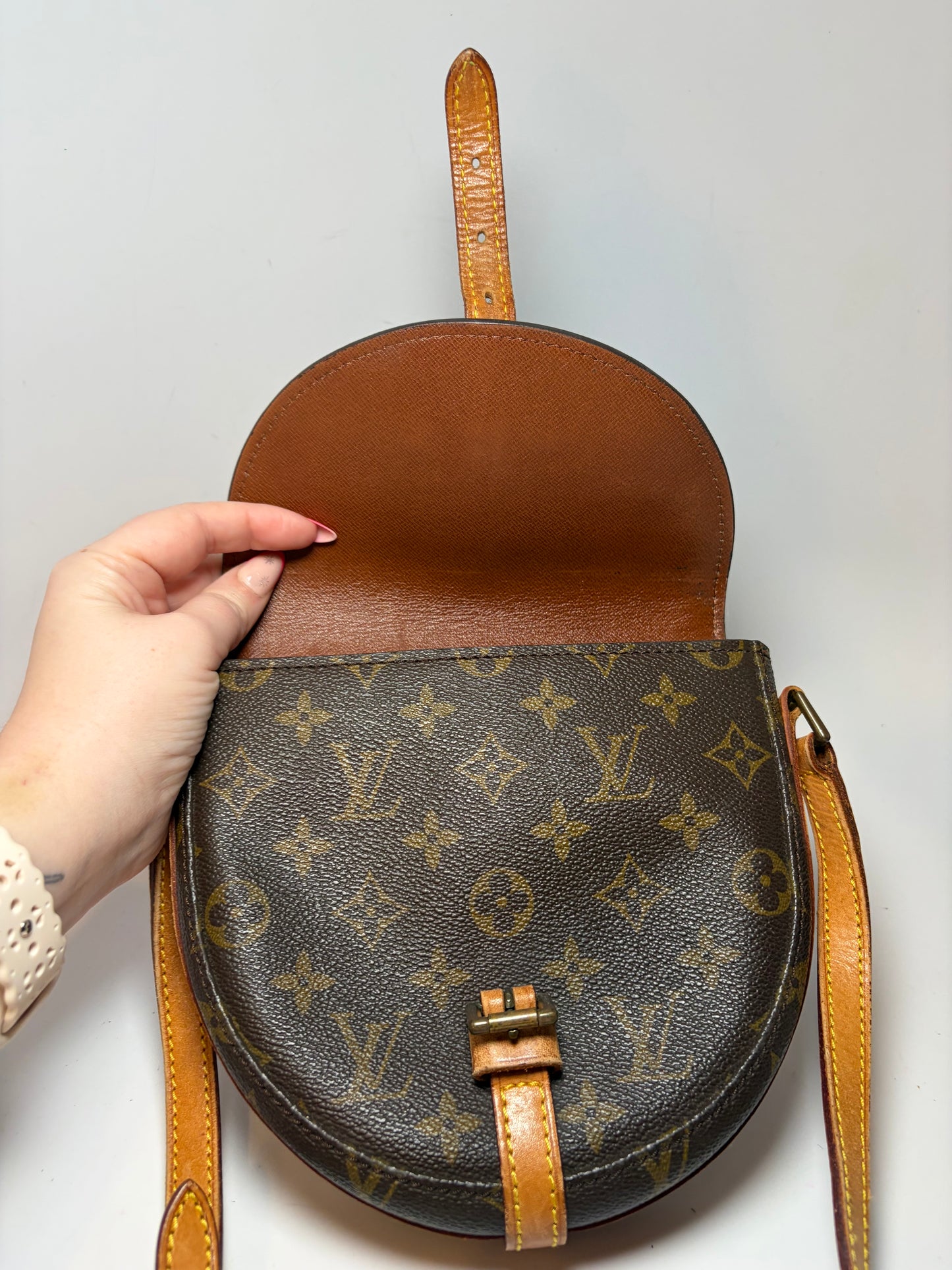 Louis Vuitton Chantilly PM Monogram Crossbody, Made in France