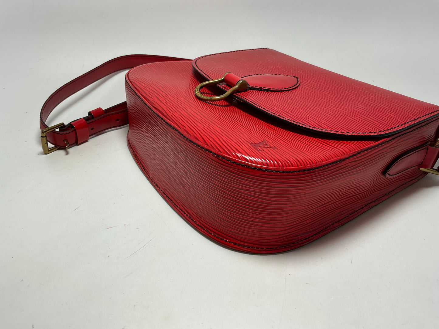 Louis Vuitton Saint Cloud GM Red Epi Leather Crossbody