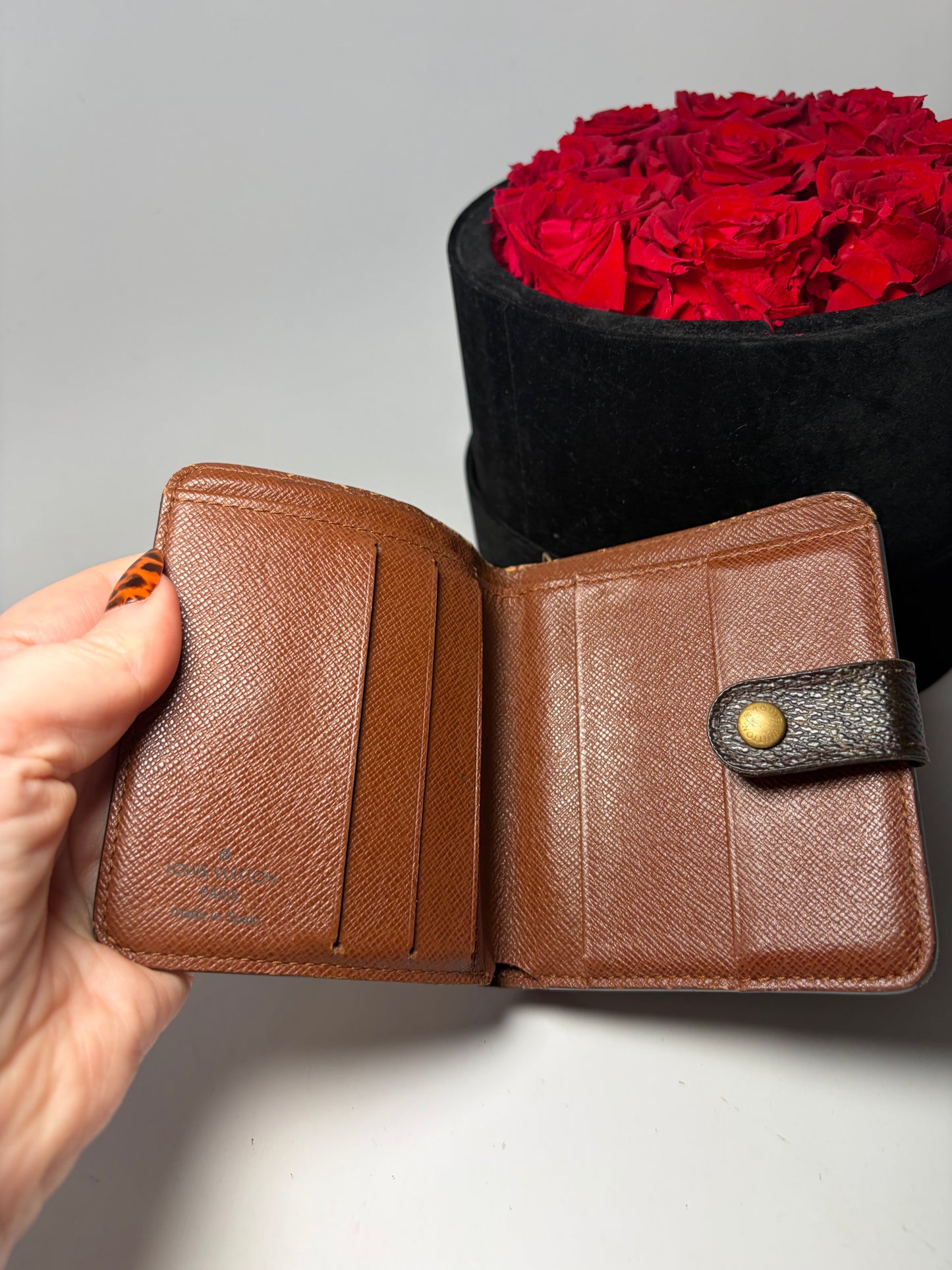 Louis Vuitton Monogram Zippy Compact Wallet