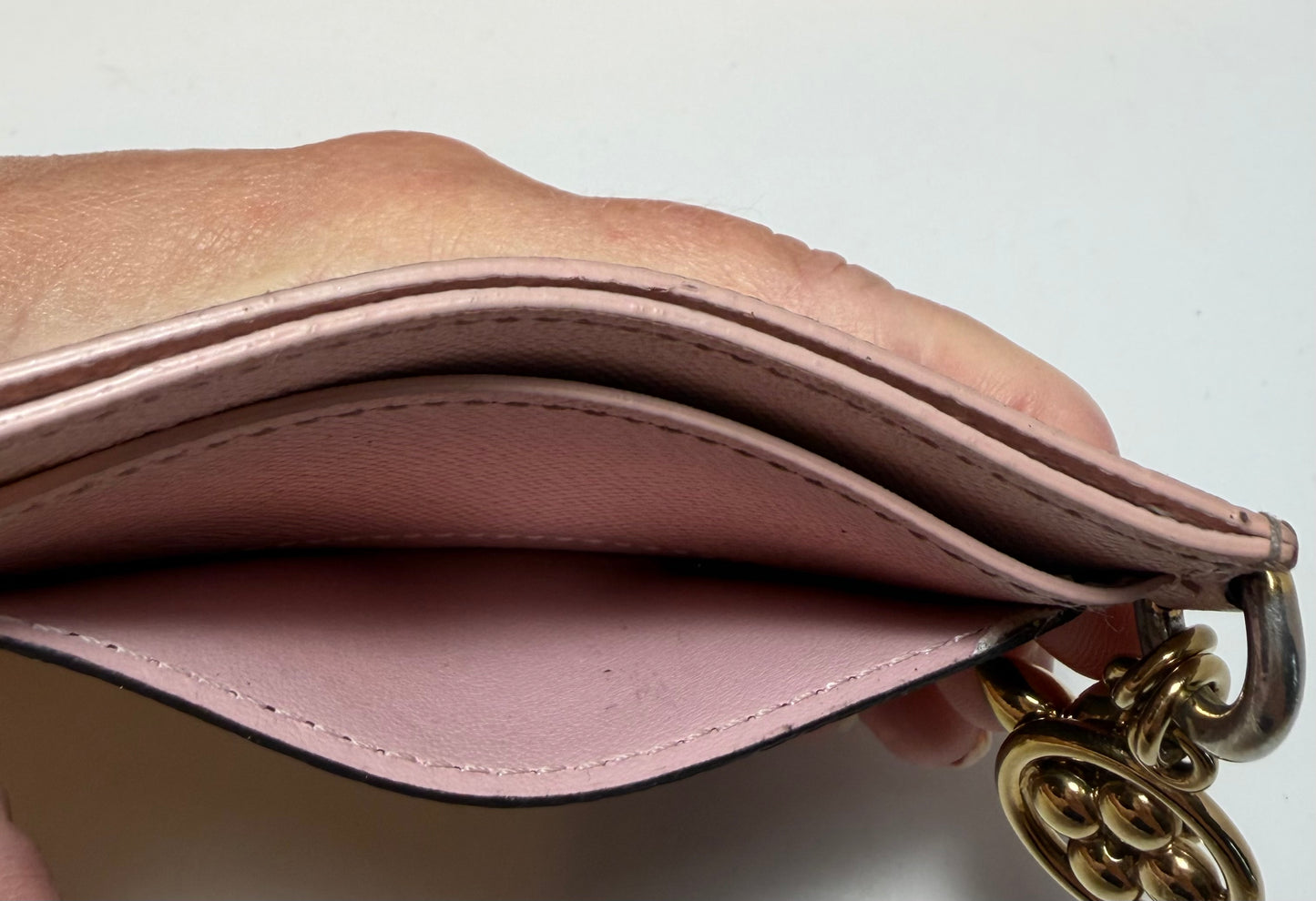 Louis Vuitton Charms Monogram Pink Card Holder