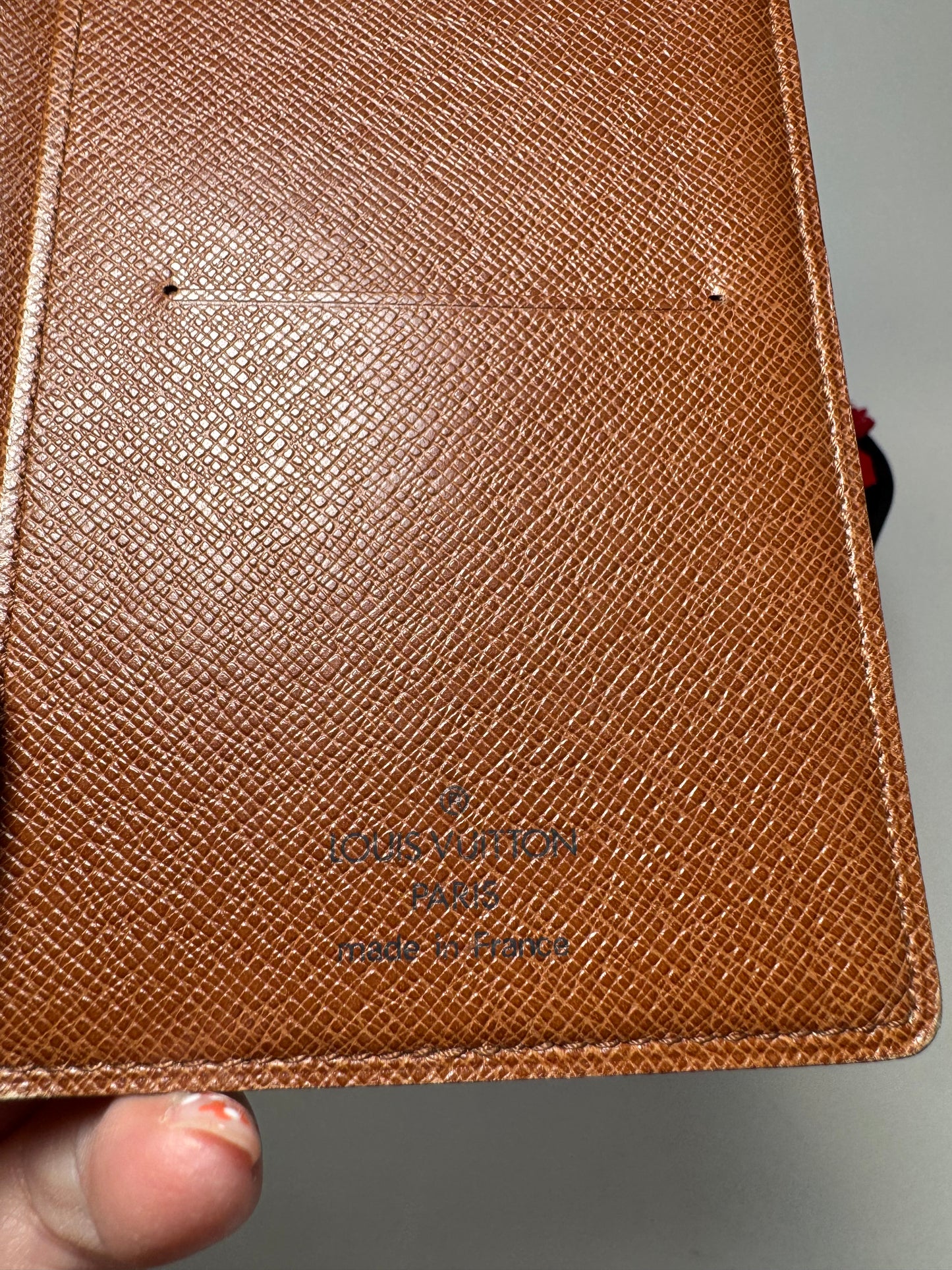 Louis Vuitton Checkbook Cover/Passport Cover Monogram