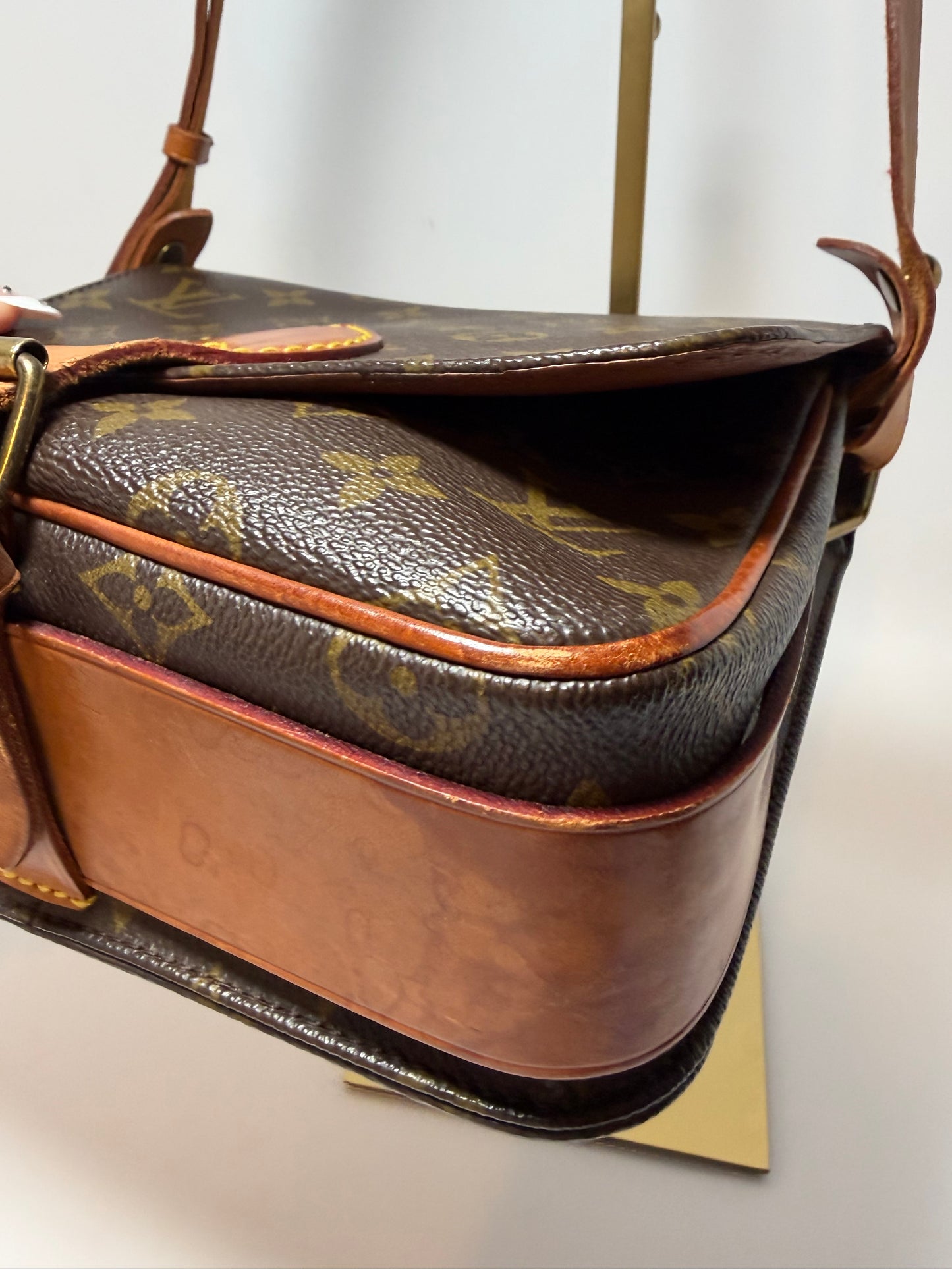 Louis Vuitton Cartouchière MM Monogram Crossbody & Shoulder Bag