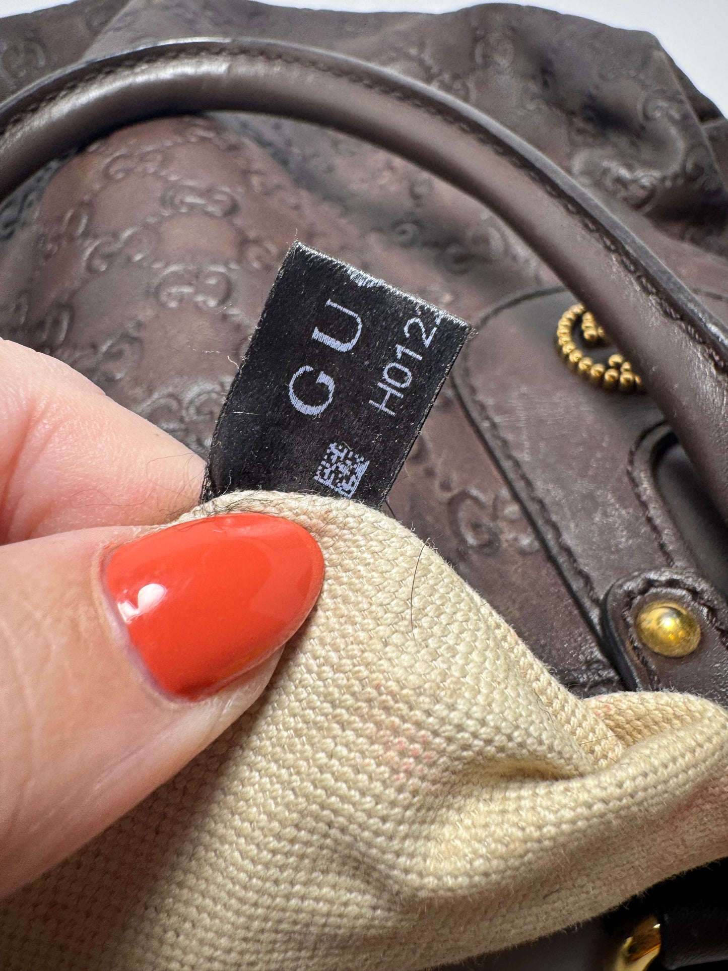 Gucci Brown Guccissima Scarlett Tote Bag
