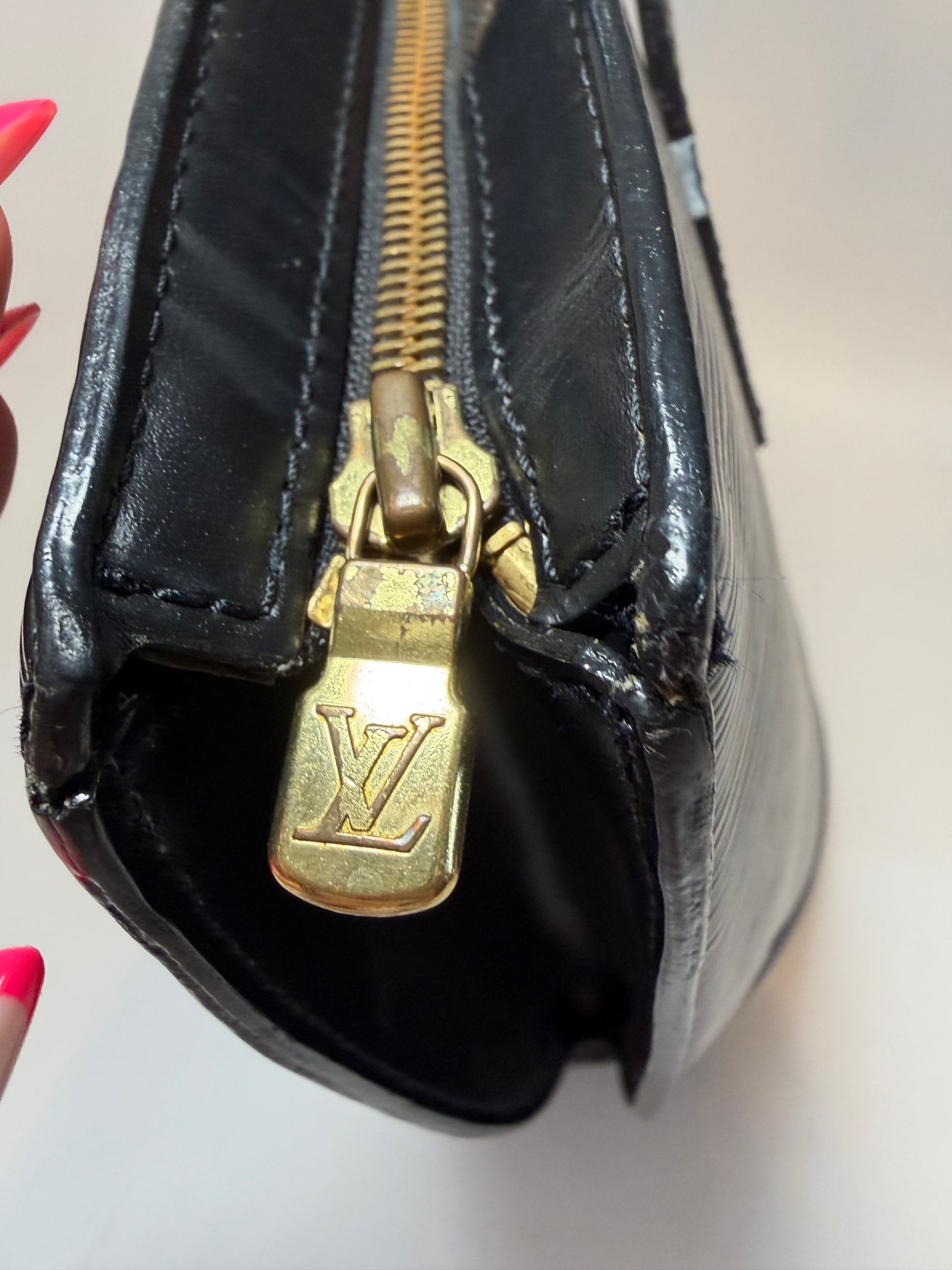 Louis Vuitton Saint Jacques GM black Epi Leather tote/shoulder bag