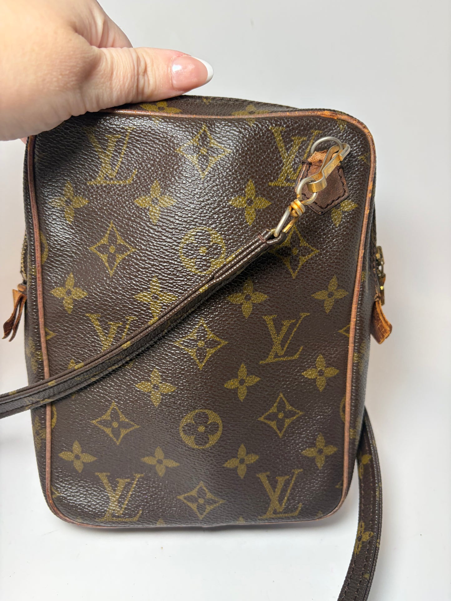 Louis Vuitton Mini Danube Momogram Crossbody-fair condition