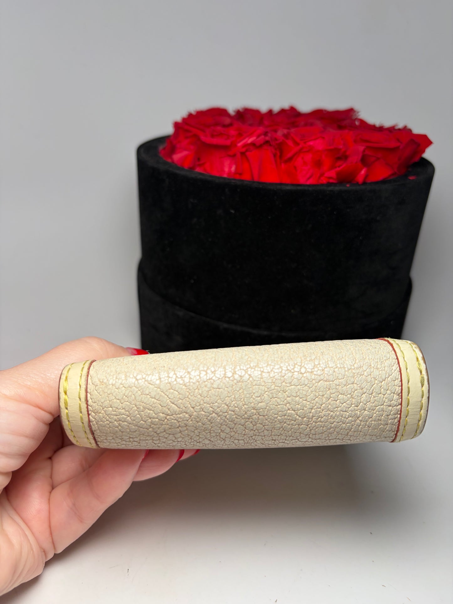 Louis Vuitton Suhali Compact Leather Ivory Wallet