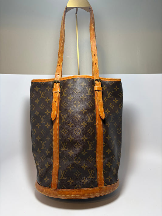 Louis Vuitton Bucket GM Tote Monogram Vintage
