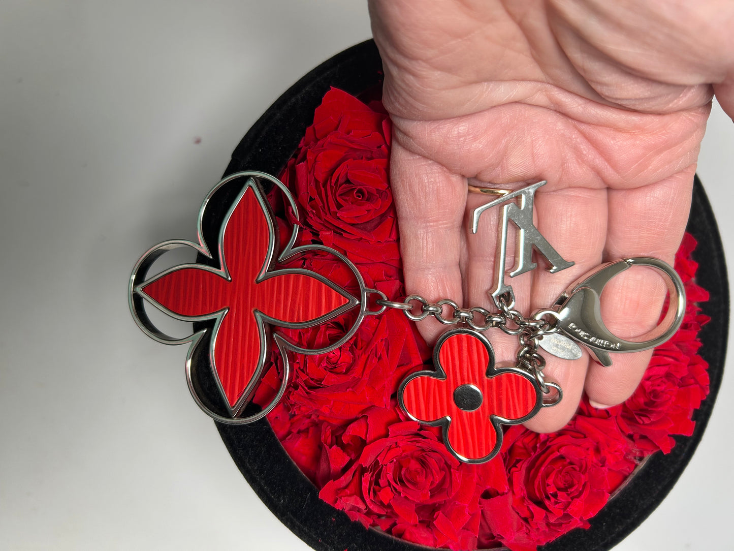 Louis Vuitton Rimy Red Epi Leather Bag Charm
