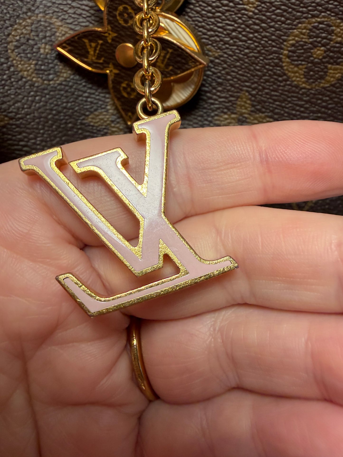 Louis Vuitton Spring Street Bag Charm and Key Holder w/COA & Dust Bag